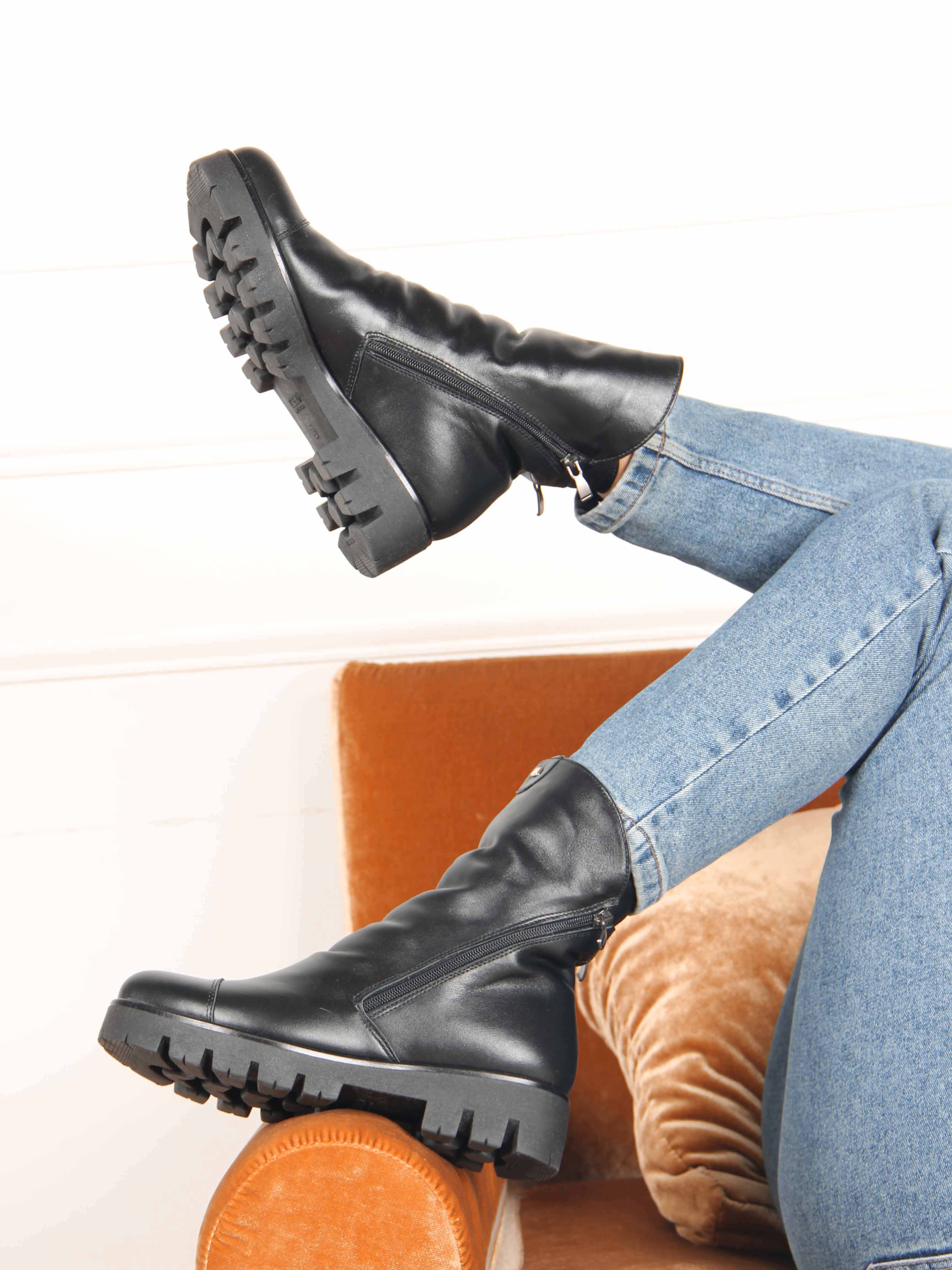 картинка Ботинки ED'ART 233.sandra черный от интернет магазина