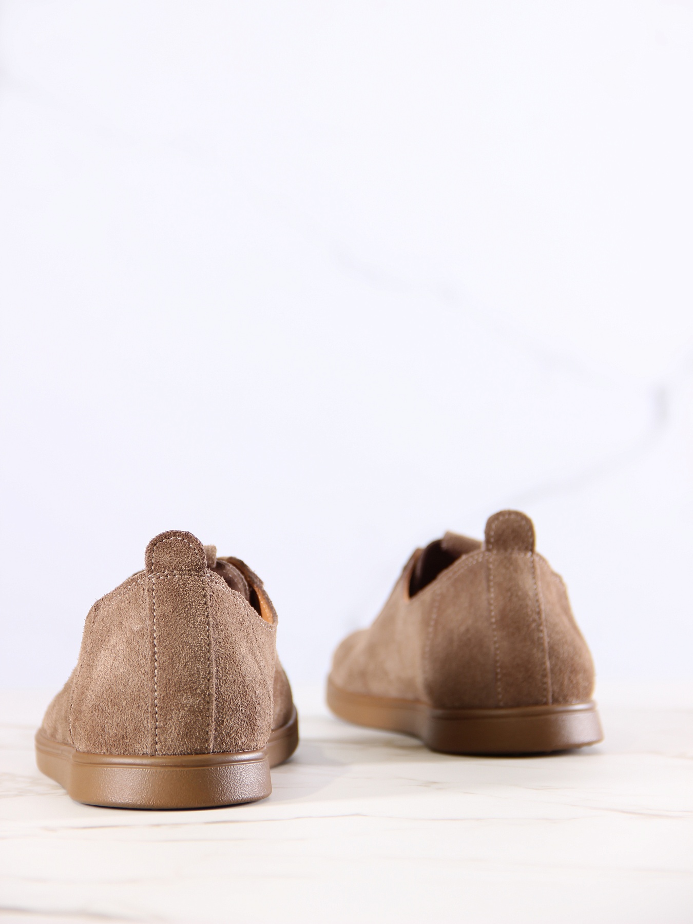 картинка Туфли ED'ART 185.асти'br.Серо-коричневая замша от интернет магазина