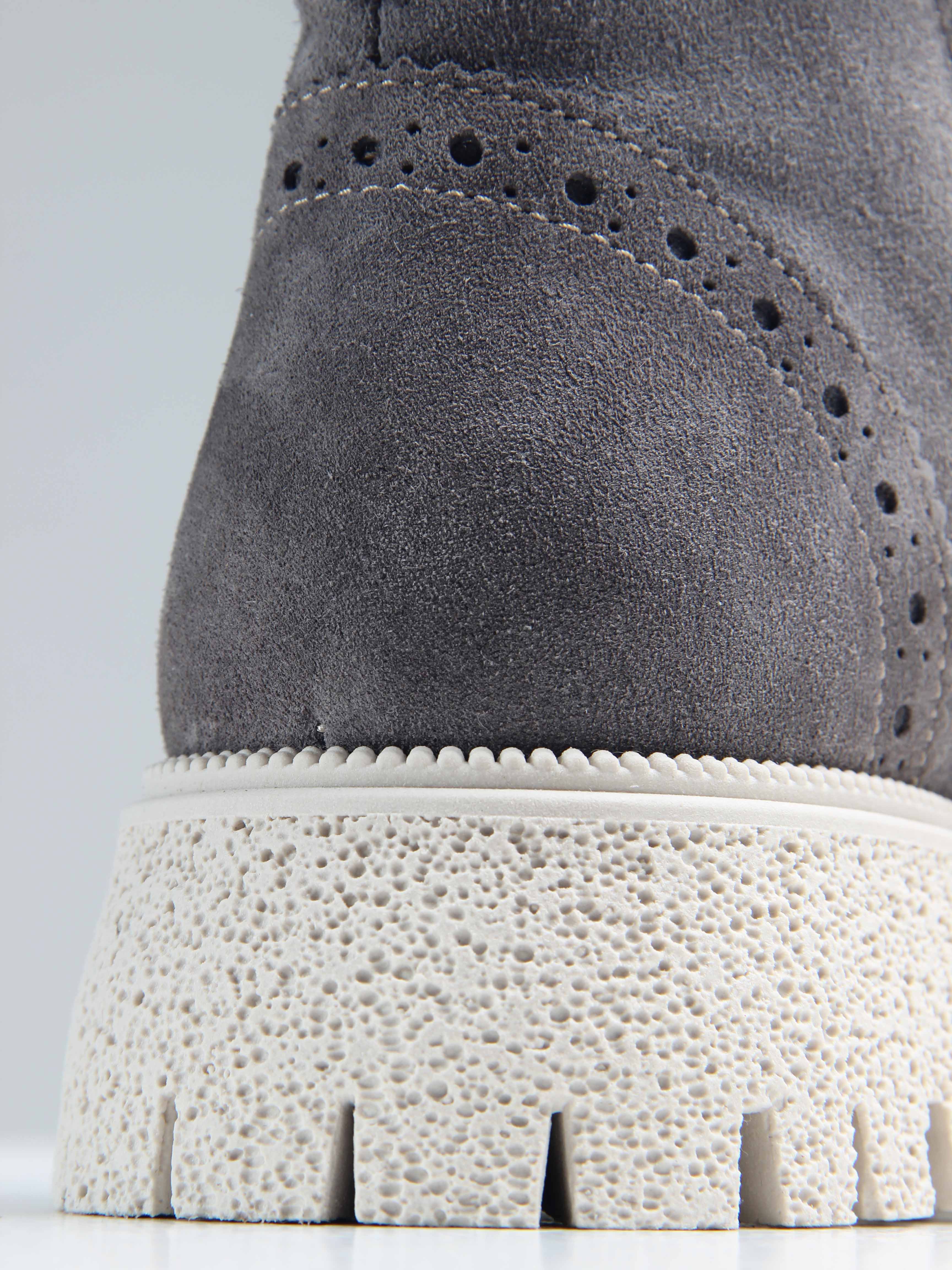 картинка Ботинки ED'ART 338.1541'be. серый замок замша от интернет магазина