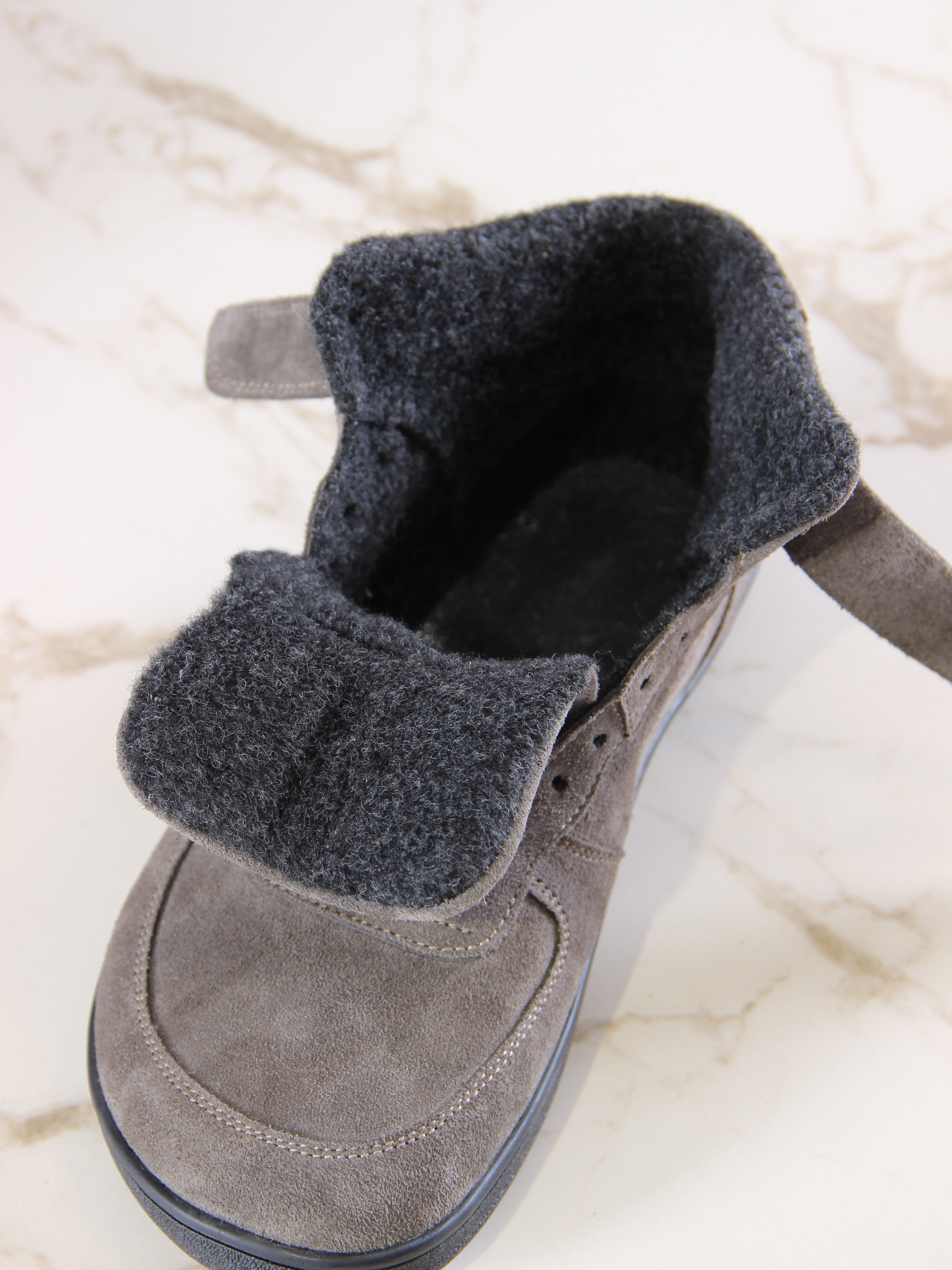 картинка Босоногие ботинки ED'ART 211.NATA'bl.Серый замок замша от интернет магазина