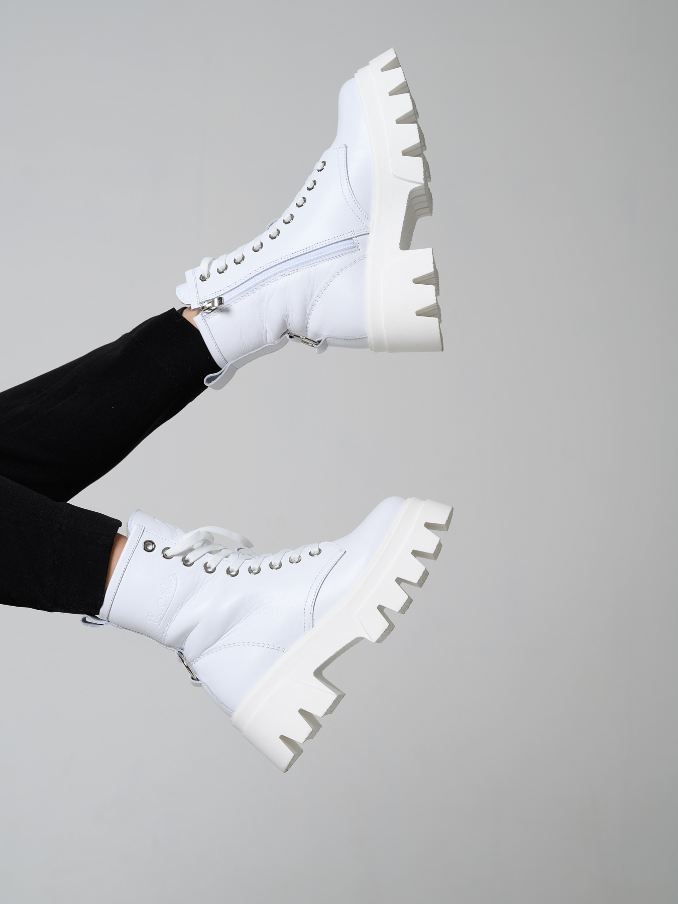 картинка Ботинки ED'ART 329.зиплайн'w. белый от интернет магазина