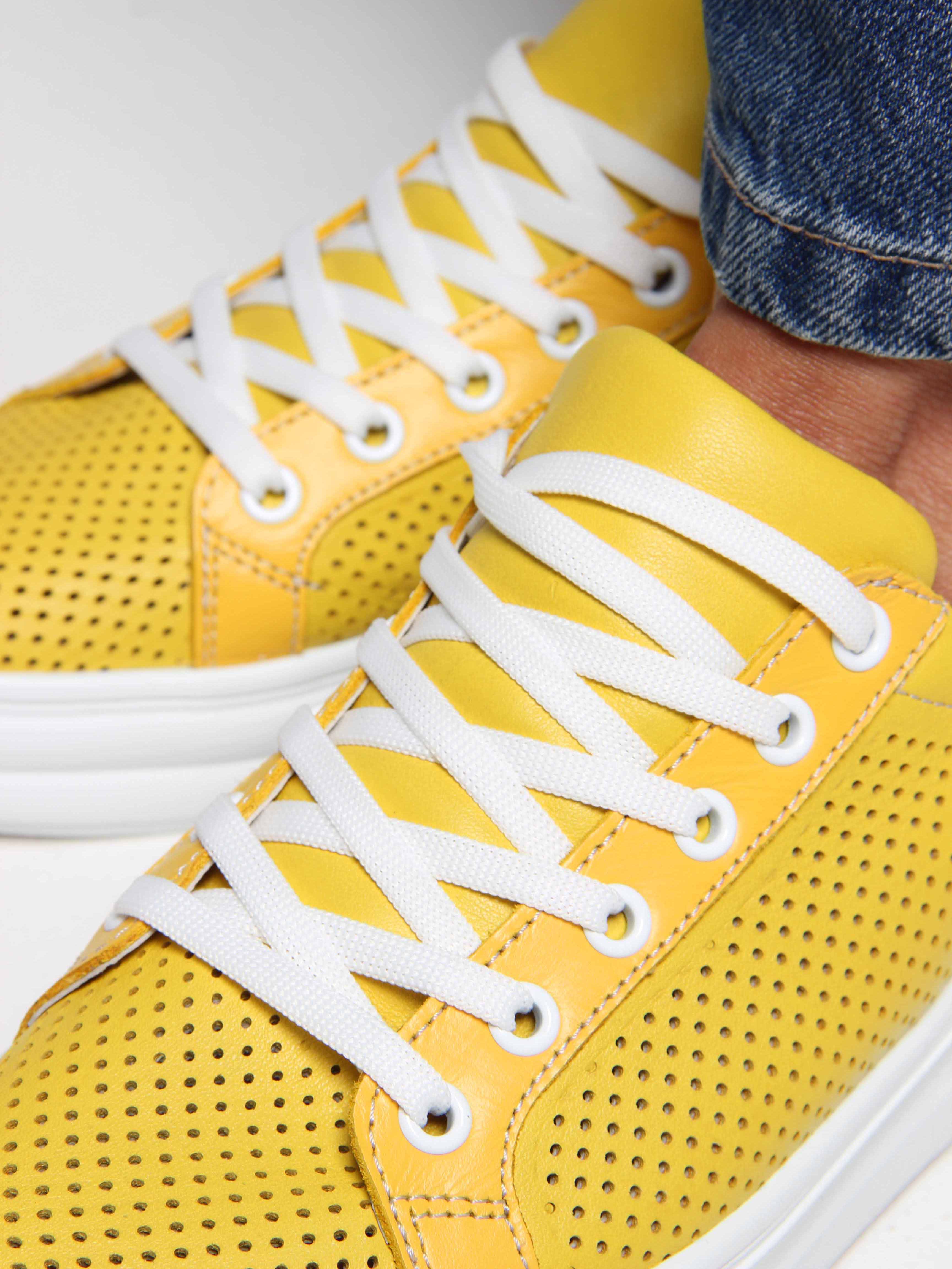 картинка Кеды ED'ART 127.Lusi22'w. Желтый от интернет магазина