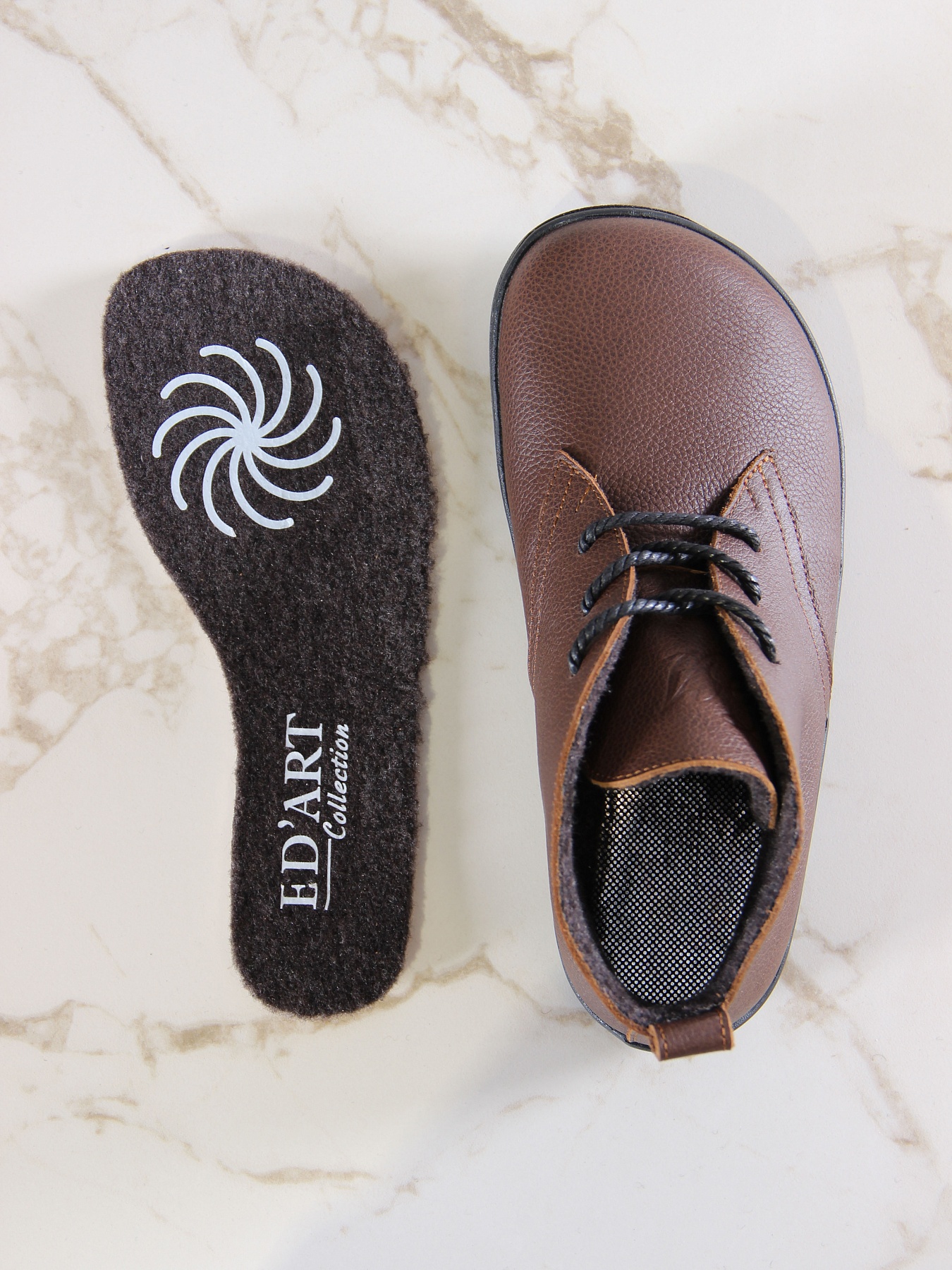 картинка Босоногие ботинки  ED'ART 208.NATA'bl.Светло-коричневая оттима от интернет магазина