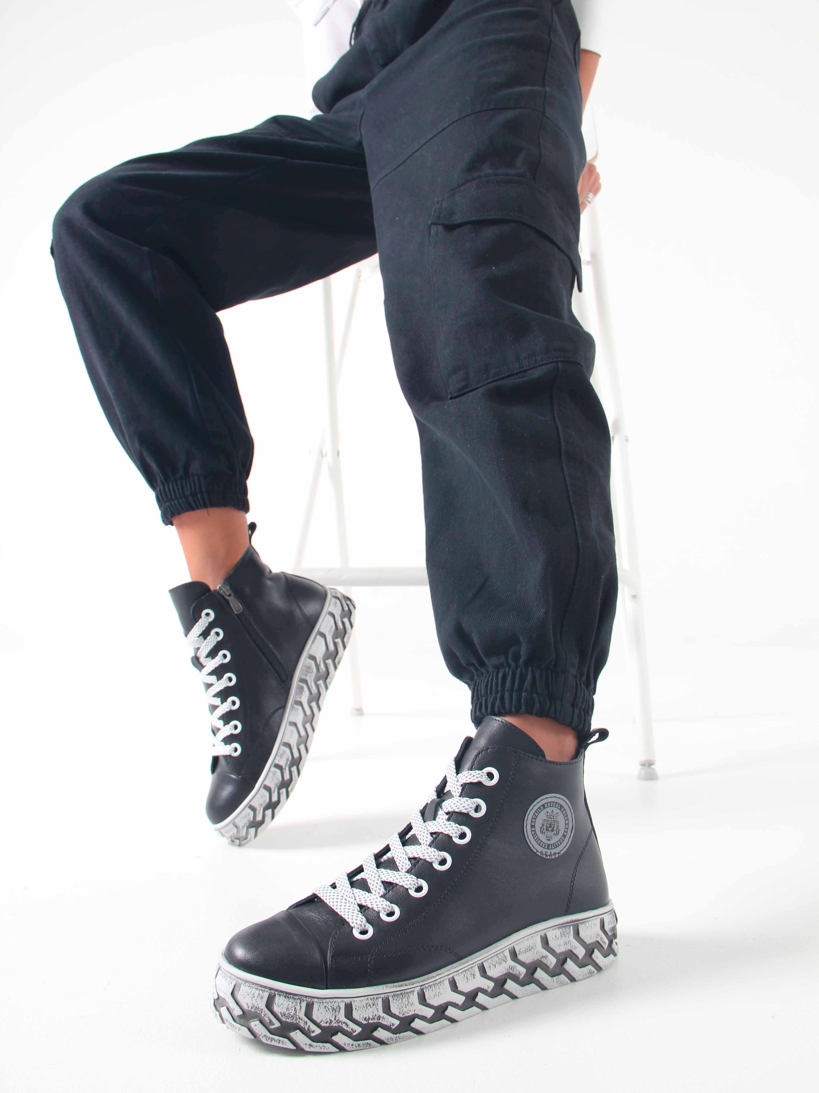 картинка Ботинки ED'ART 213.iceberg'w. black от интернет магазина