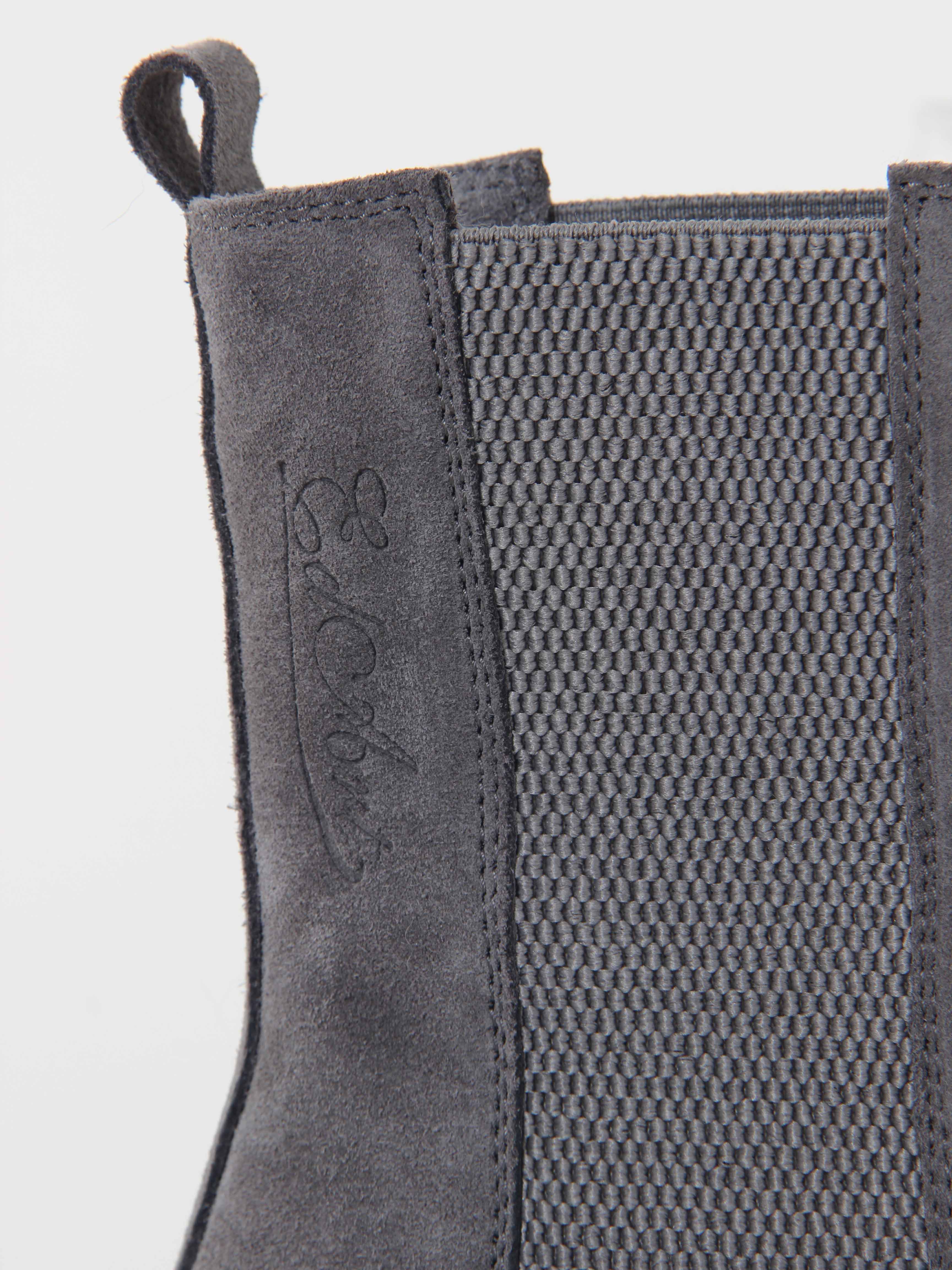 картинка Челси 360.P.taskana'gr. серый замок замша от интернет магазина