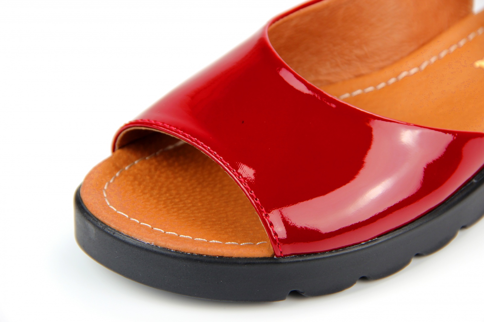 картинка Босоножки ED'ART 1052.115'bl.red-laq от интернет магазина