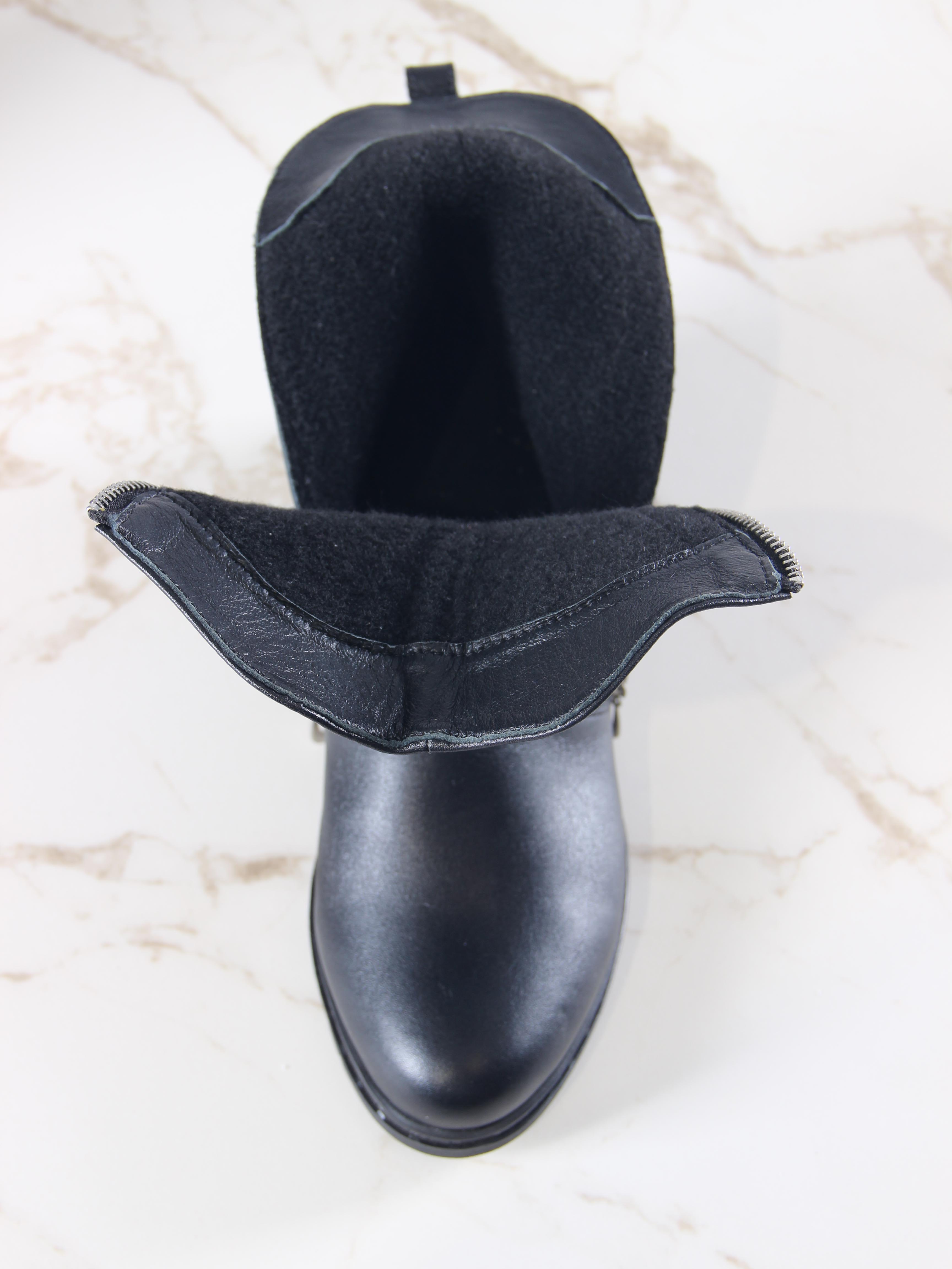 картинка Ботинки ED'ART 222.madonna10'bl. черный от интернет магазина