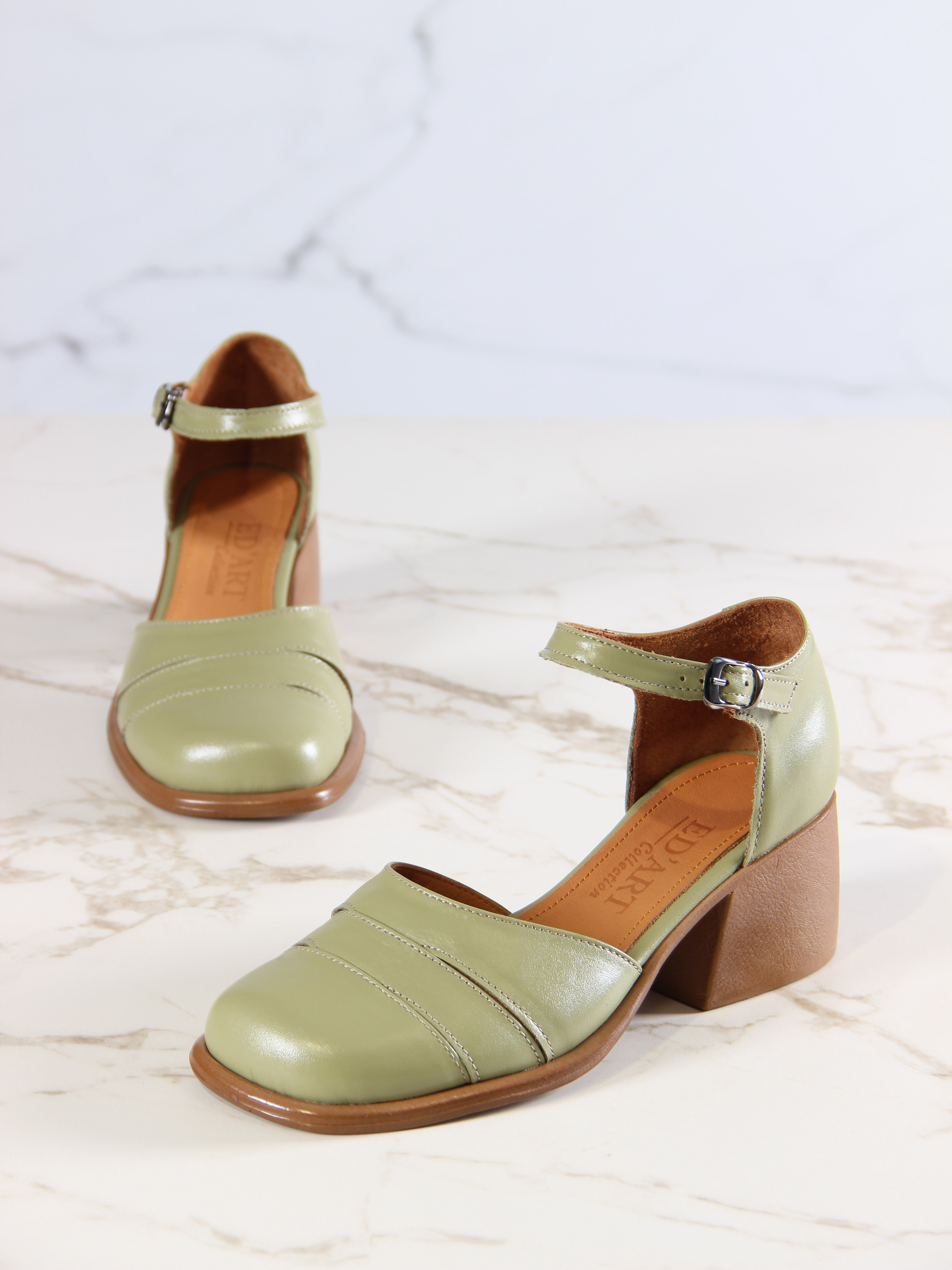 картинка Босоножки ED'ART 5032.23663'be.Олива от интернет магазина