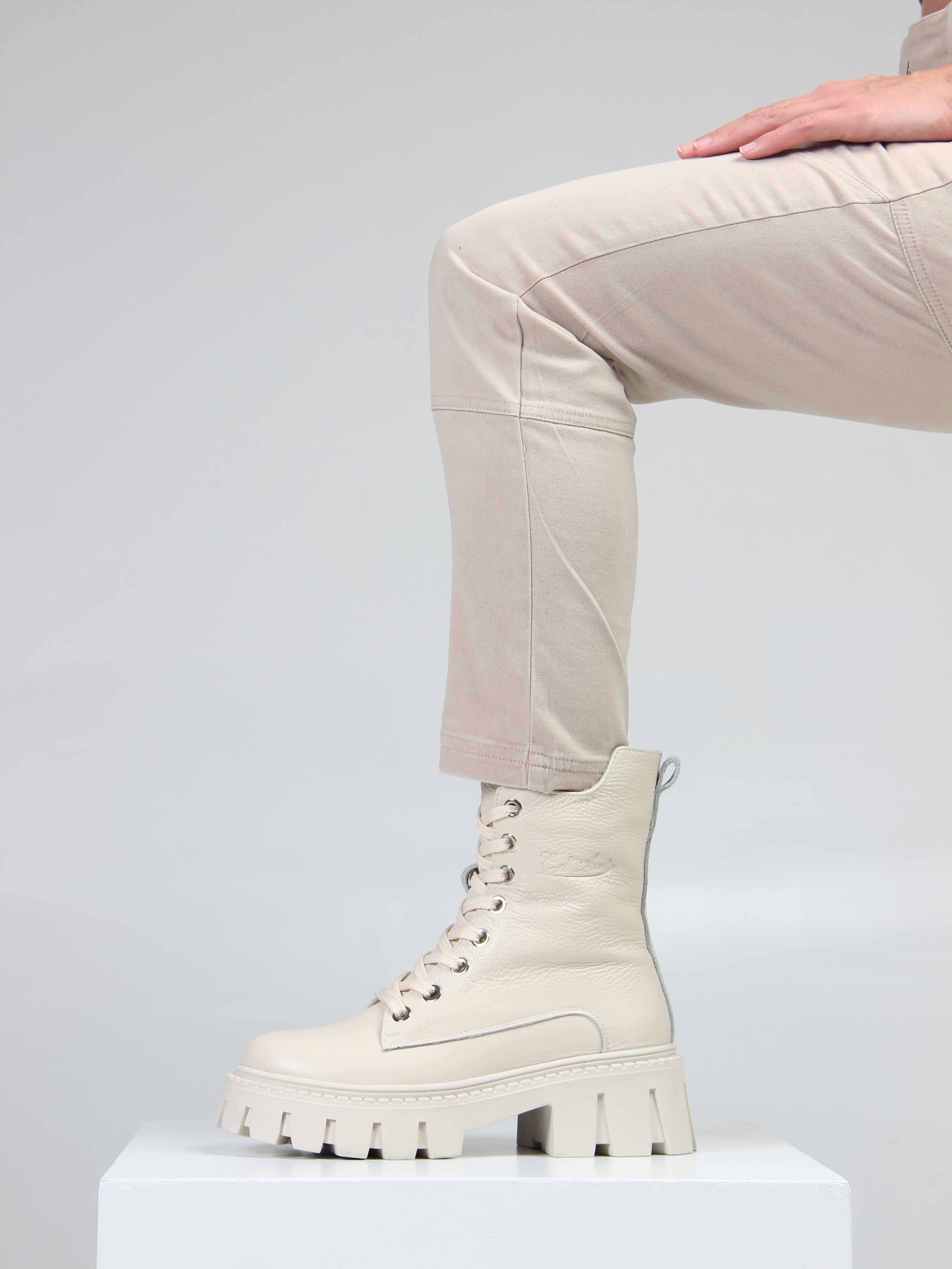 картинка Ботинки ED'ART 346.чанки'be. Бежевый макс от интернет магазина