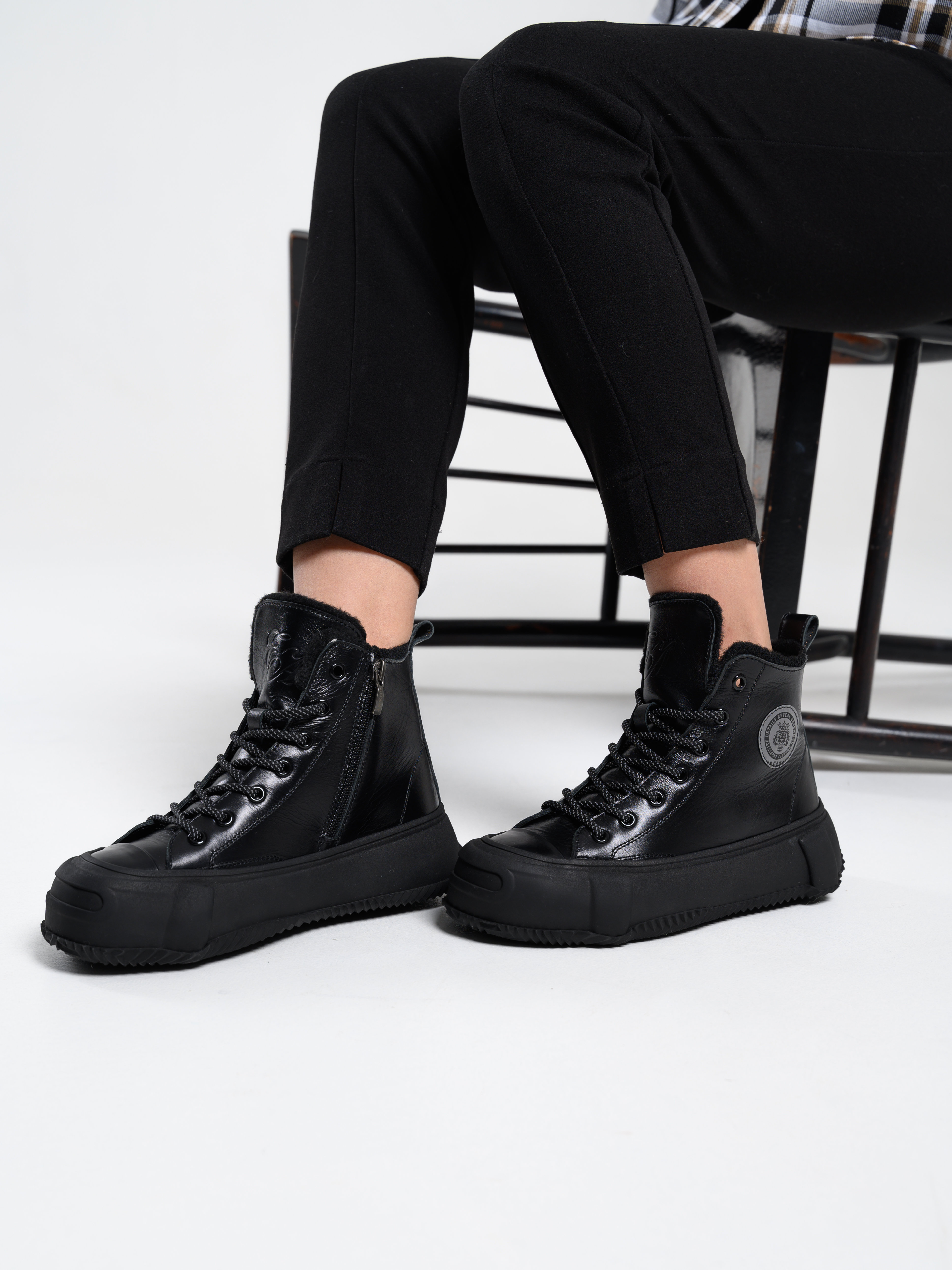 картинка Ботинки ED'ART 217.PODYUM151'bl. черный от интернет магазина