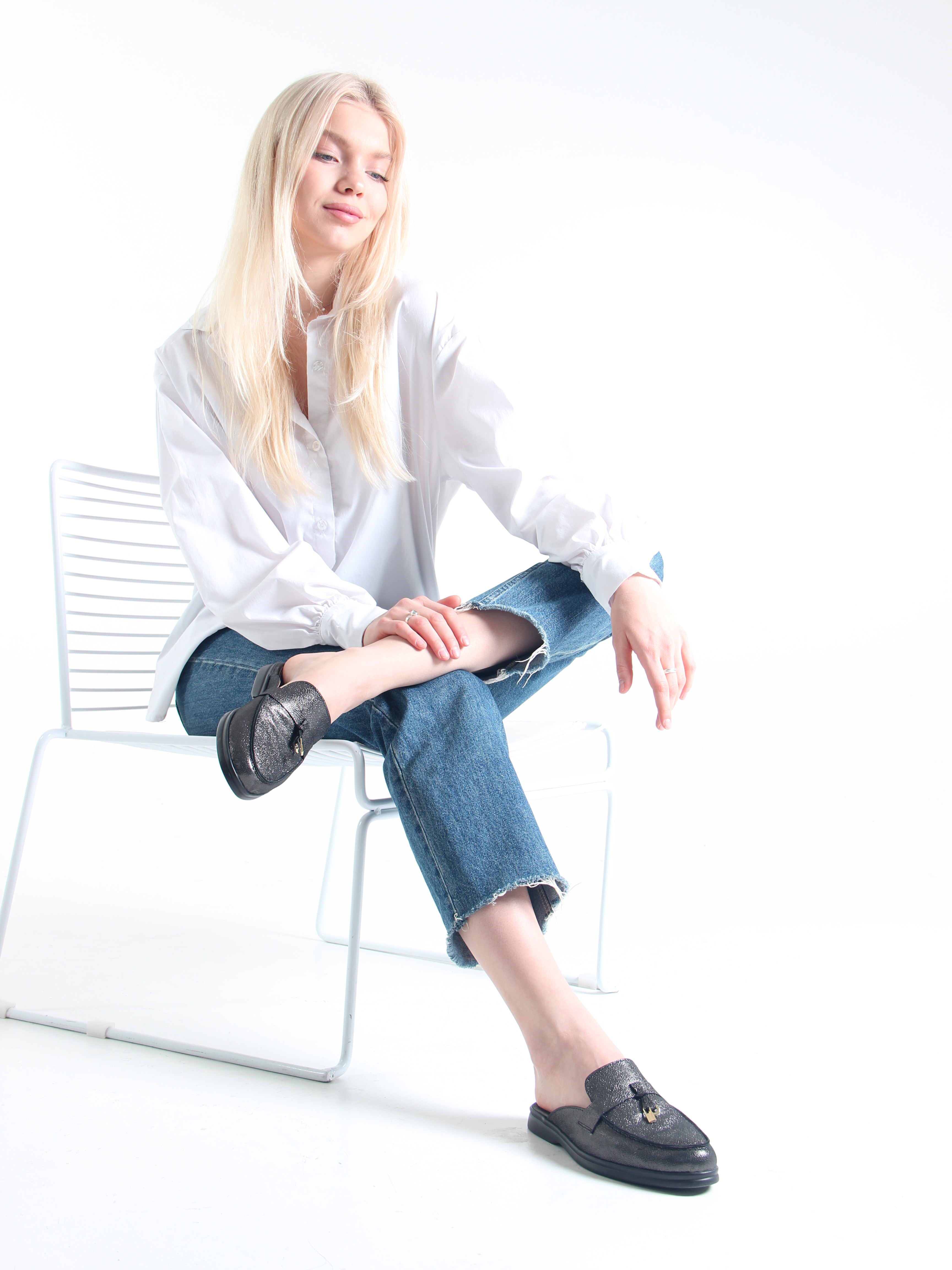 картинка Мюли ED'ART 1070.2614'bl. черный астана от интернет магазина