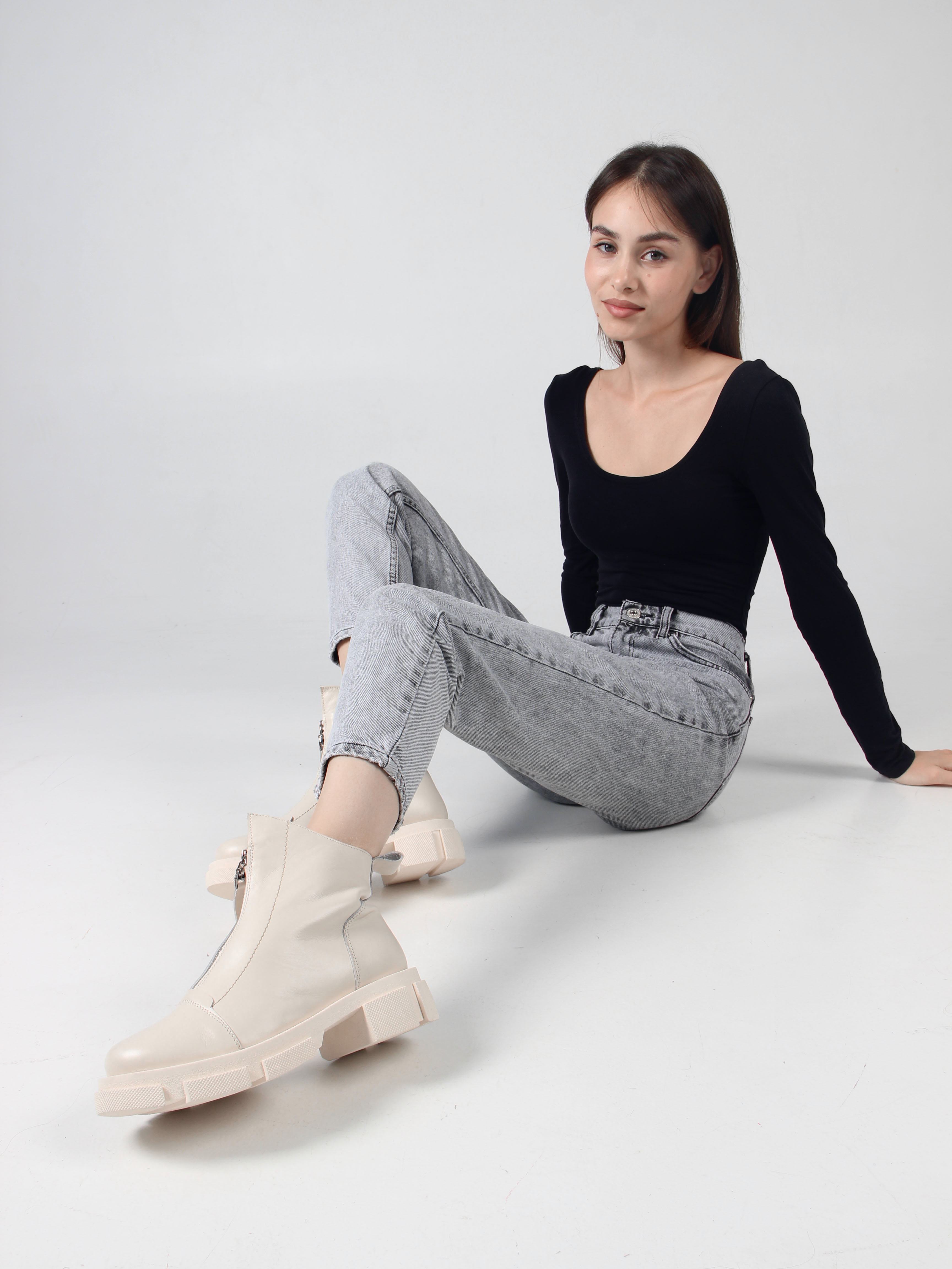 картинка Ботинки ED'ART 330.21074'm.Бежевый от интернет магазина