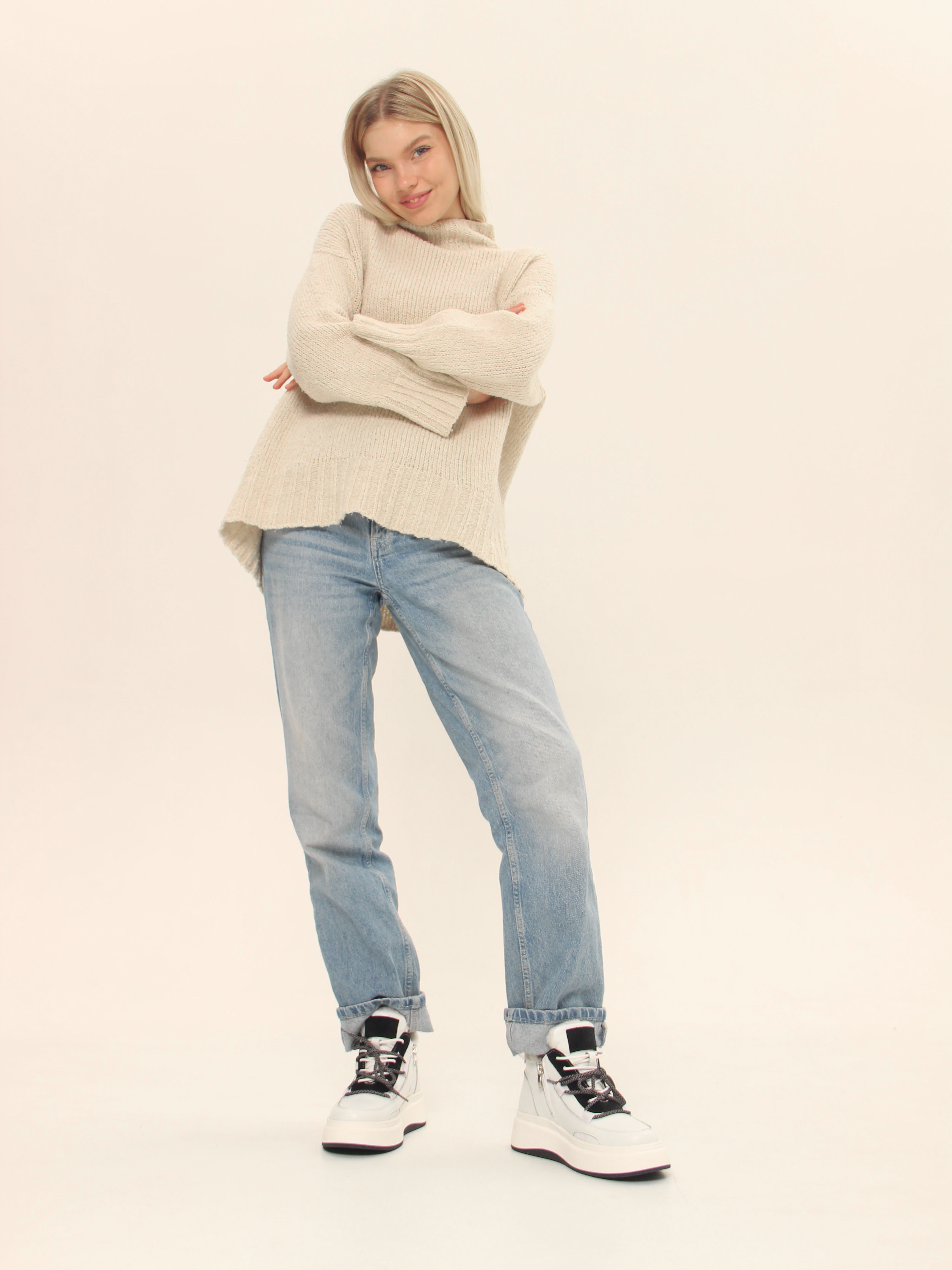 картинка Ботинки ED'ART 229.windy'w. белый черный от интернет магазина