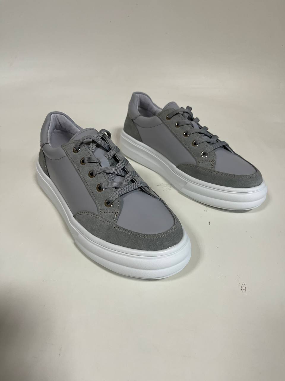 картинка Кеды ED'ART 148.Lusi22'w. Серый серая замша R от интернет магазина