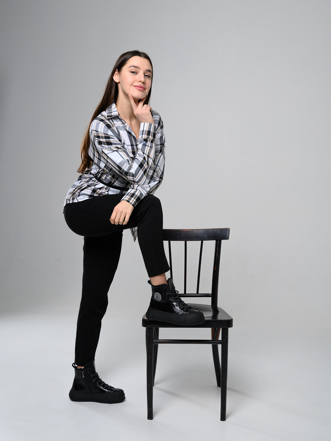 картинка Ботинки ED'ART 217.PODYUM151'bl. черный от интернет магазина