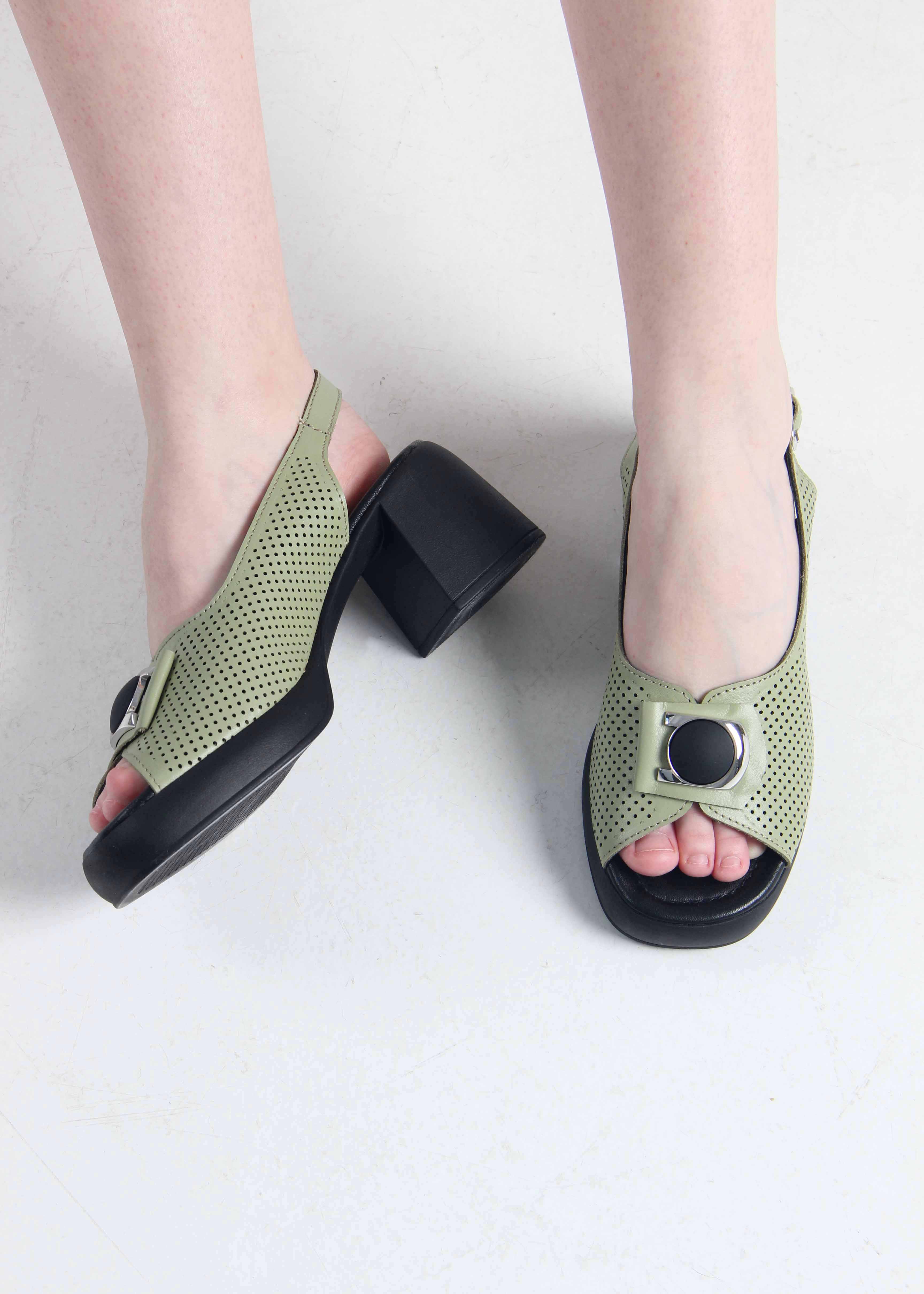 картинка Босоножки ED'ART 5030.Р.24191'bl. авокадо R от интернет магазина