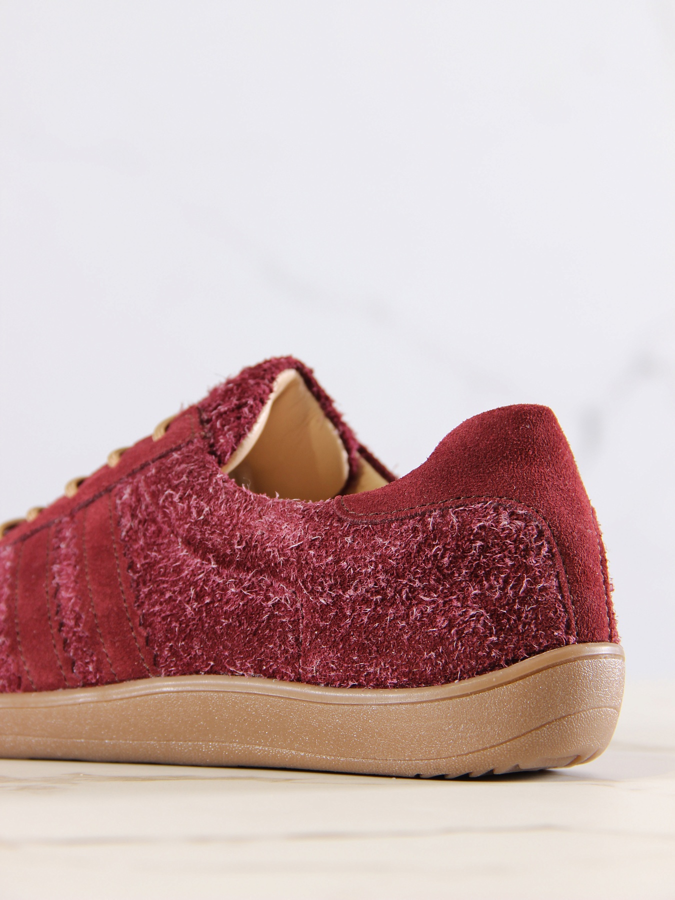 картинка Босоногие кеды ED'ART 184.nata'br.Бордовая замша+бордовый джангл от интернет магазина