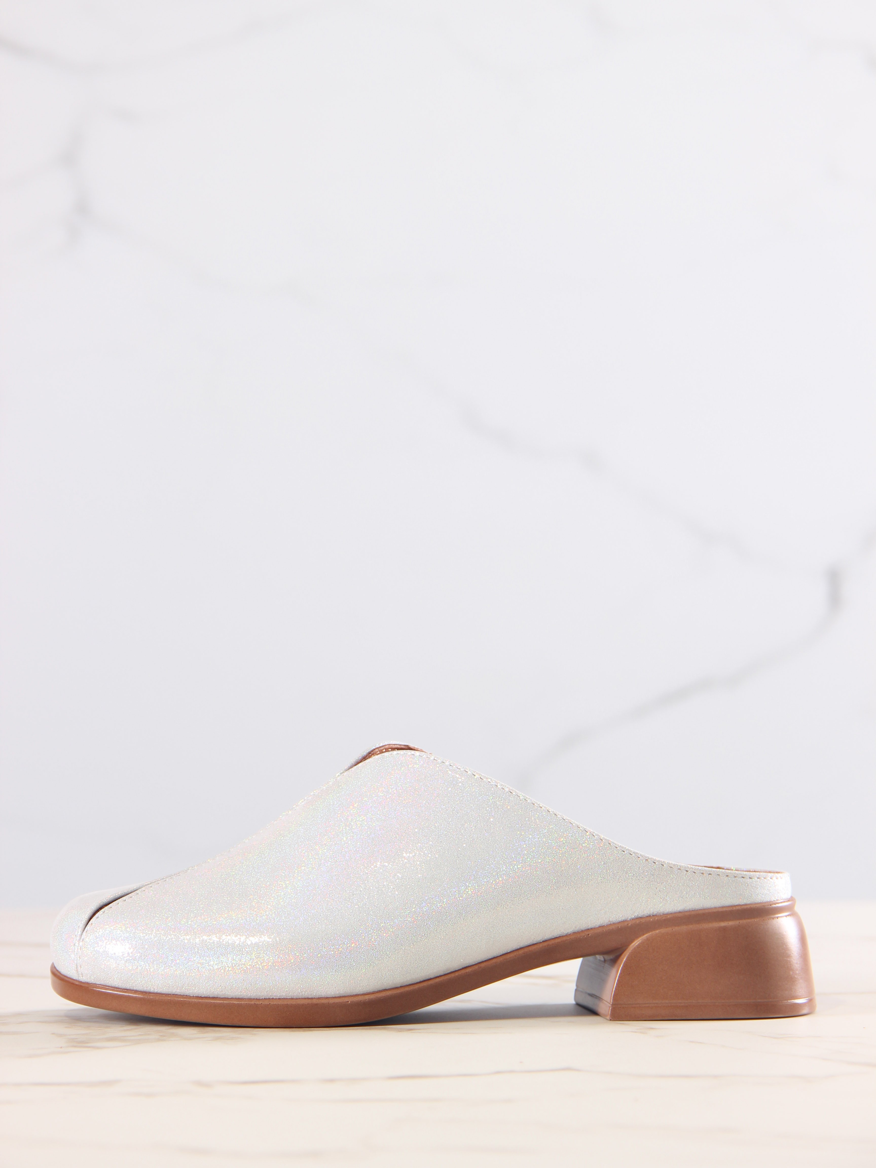 картинка Сабо ED'ART 3200.25294'br.Белый ибица+коричневый от интернет магазина