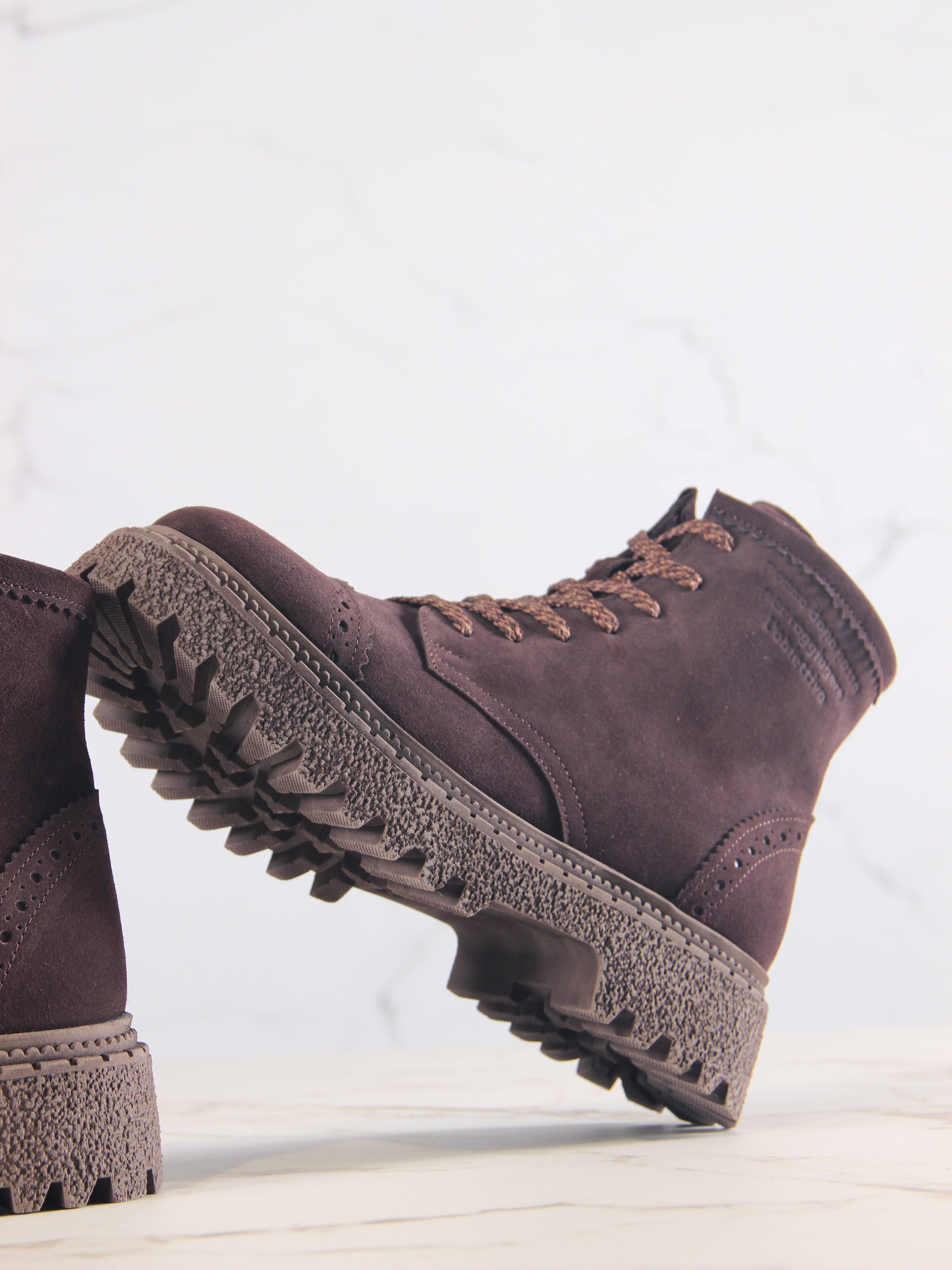 картинка Ботинки ED'ART 319.22511'br. Коричневый замша от интернет магазина