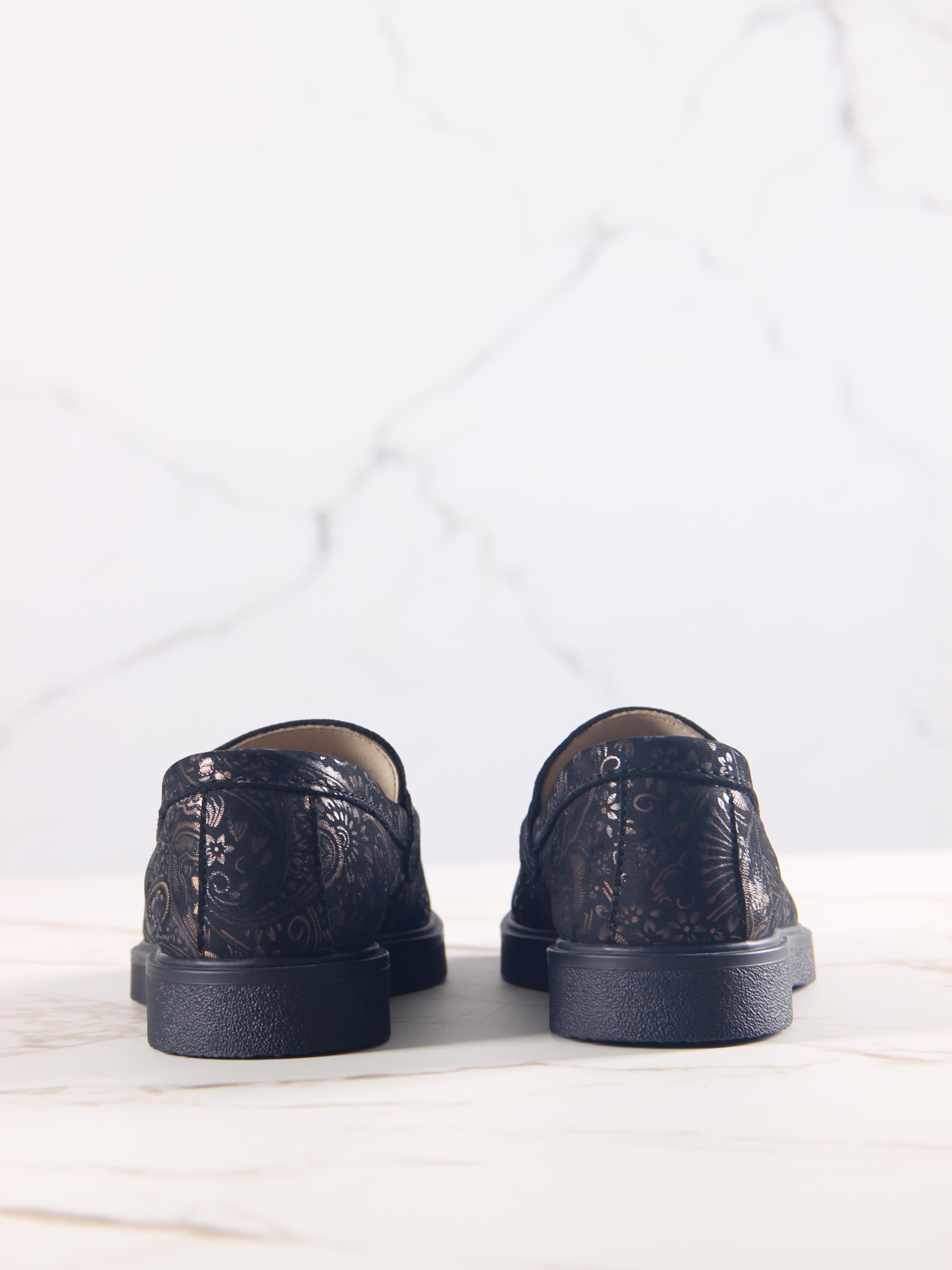 картинка Лоферы лоферы ED'ART 170.2699'bl. Черный грация от интернет магазина