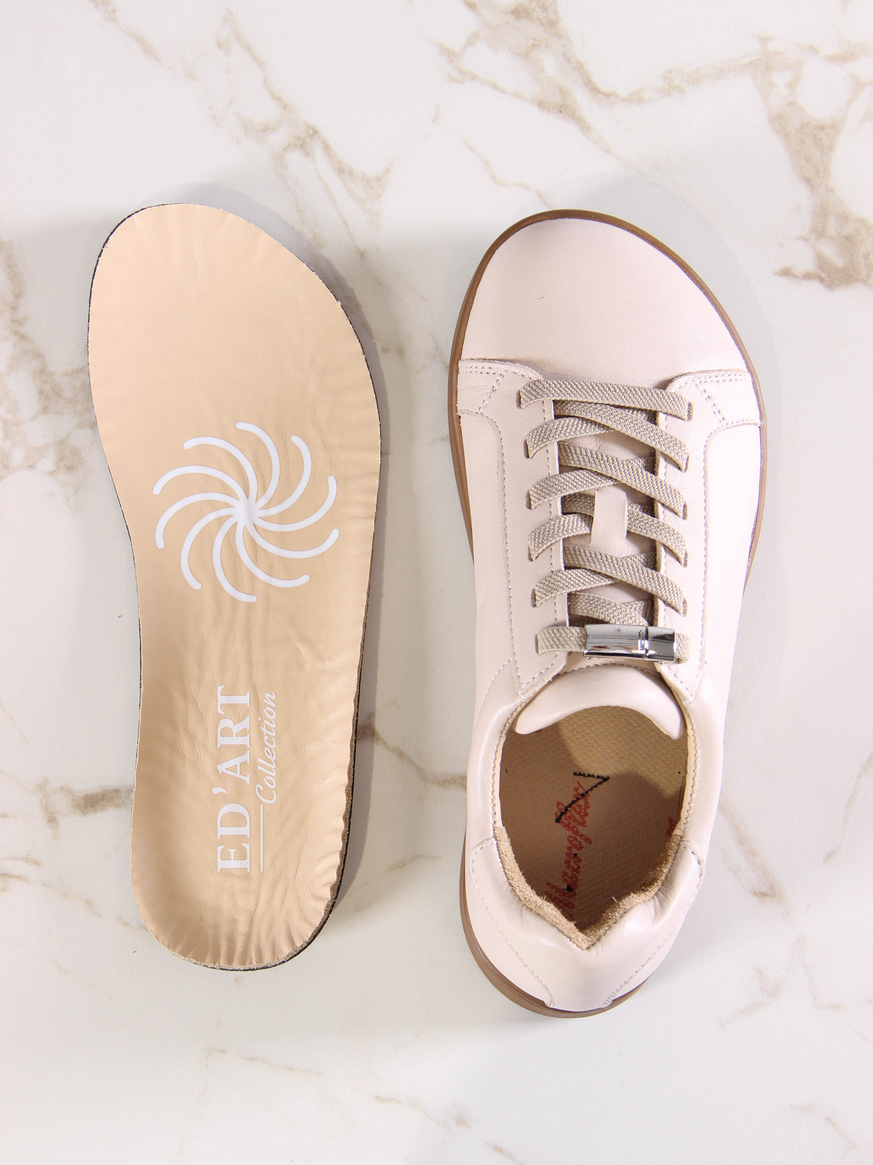 картинка Кеды босоногие ED'ART 189.асти'br.Бежевый стар пудра от интернет магазина