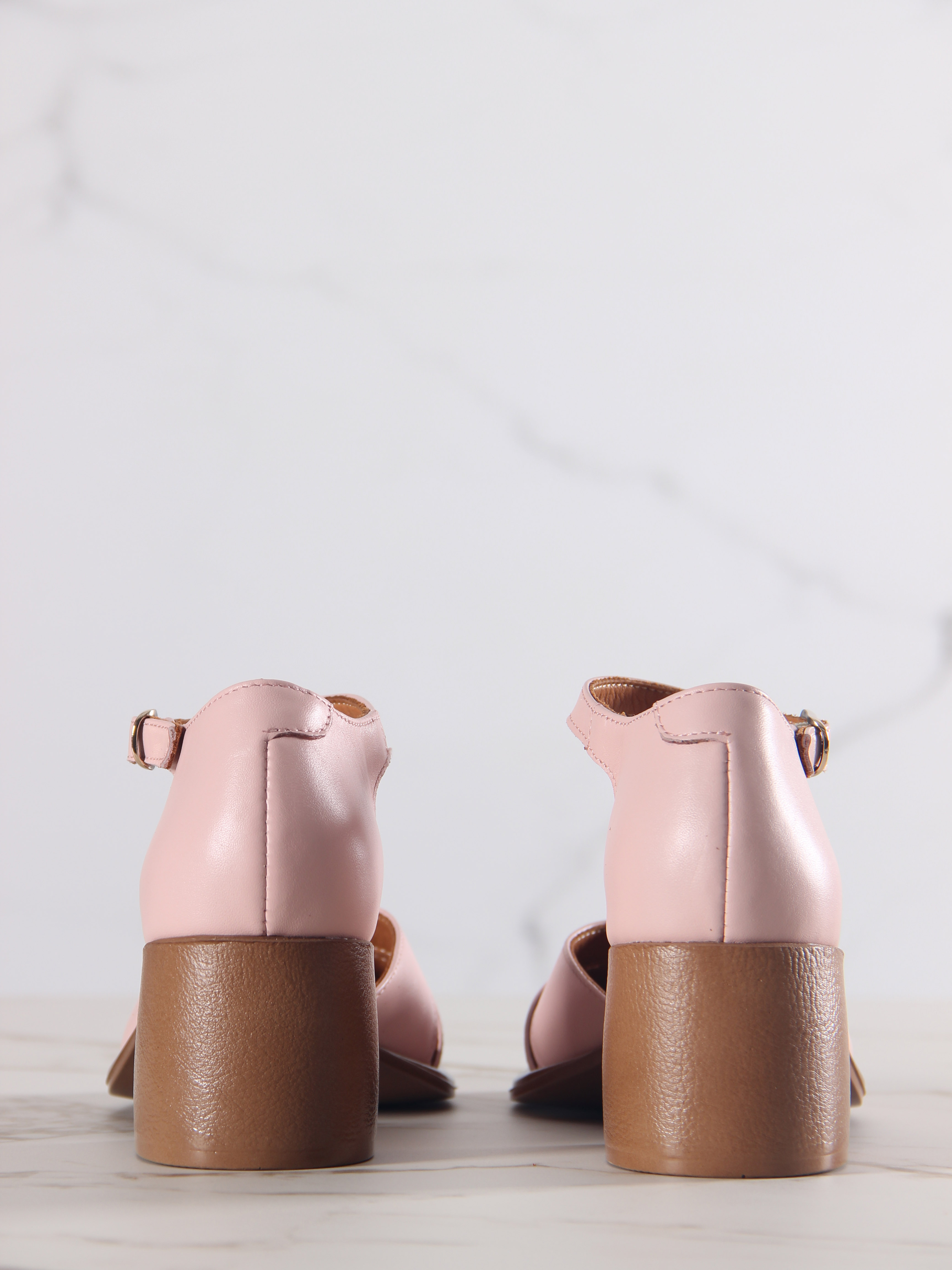 картинка Босоножки ED'ART 5032.23663'be. Розовый +коричневый от интернет магазина