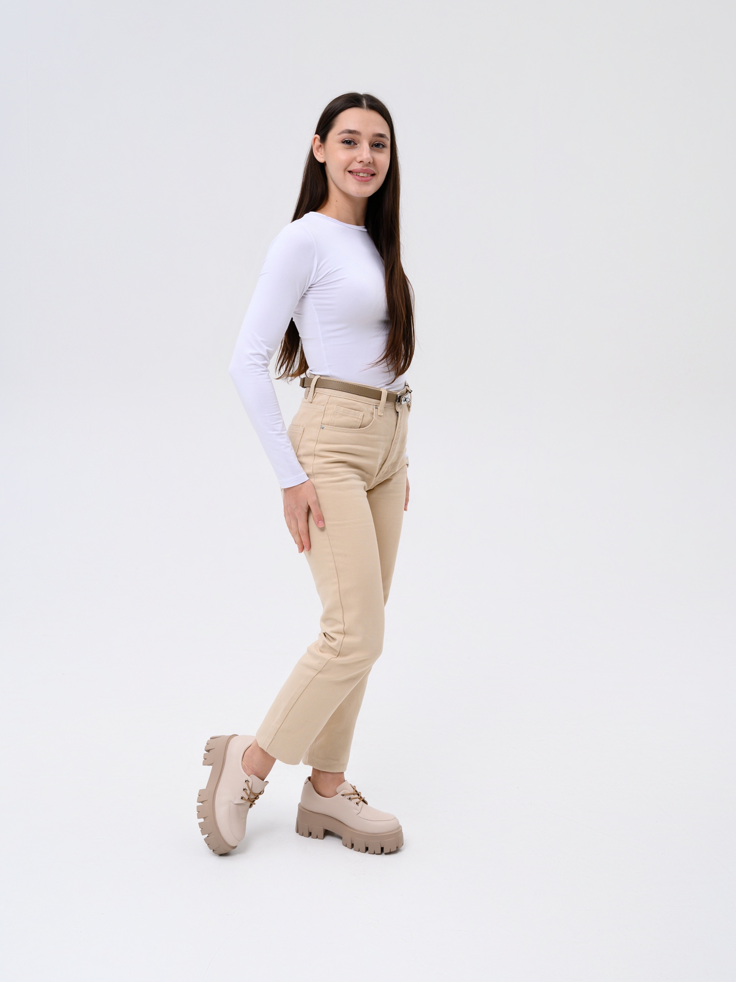 картинка Туфли полуботинки ED'ART 202.90200'ca.Бежевый стар пудра от интернет магазина