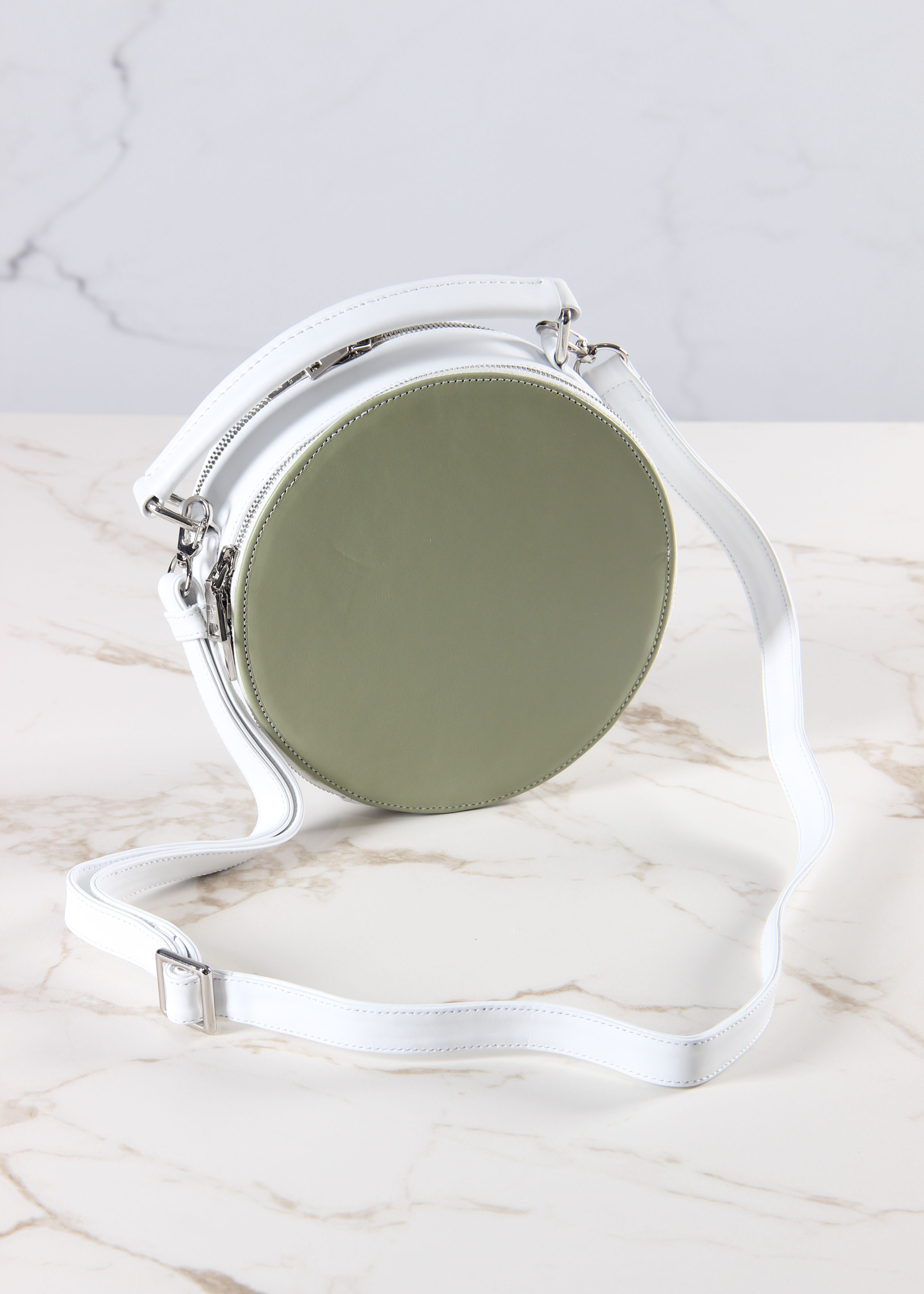 картинка Сумка-клатч ED'ART s07.белый авокадо от интернет магазина