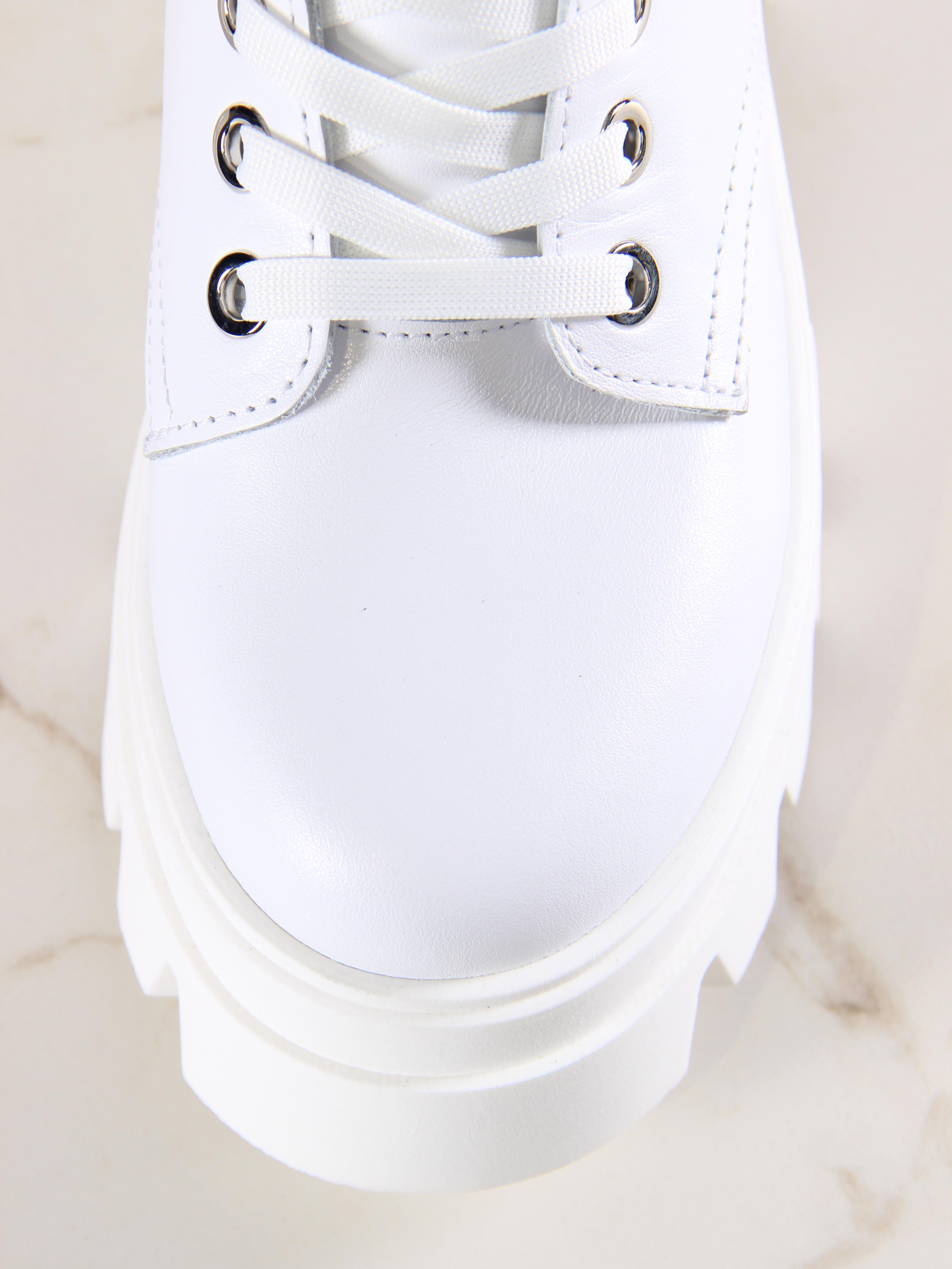 картинка Ботинки ED'ART 329.зиплайн'w. белый от интернет магазина