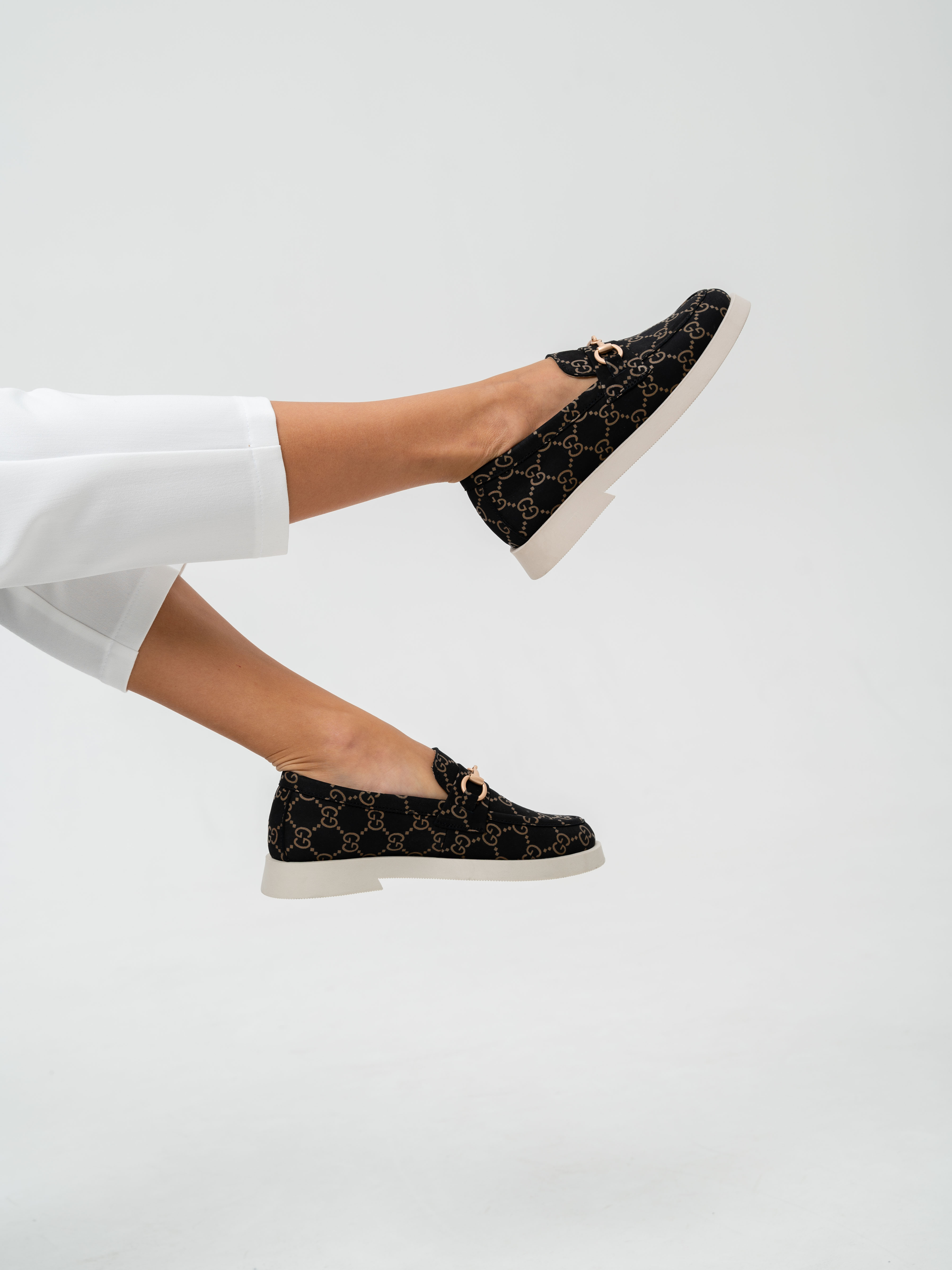 картинка Лоферы туфли ED'ART 172.1841'be. черный гуччи от интернет магазина