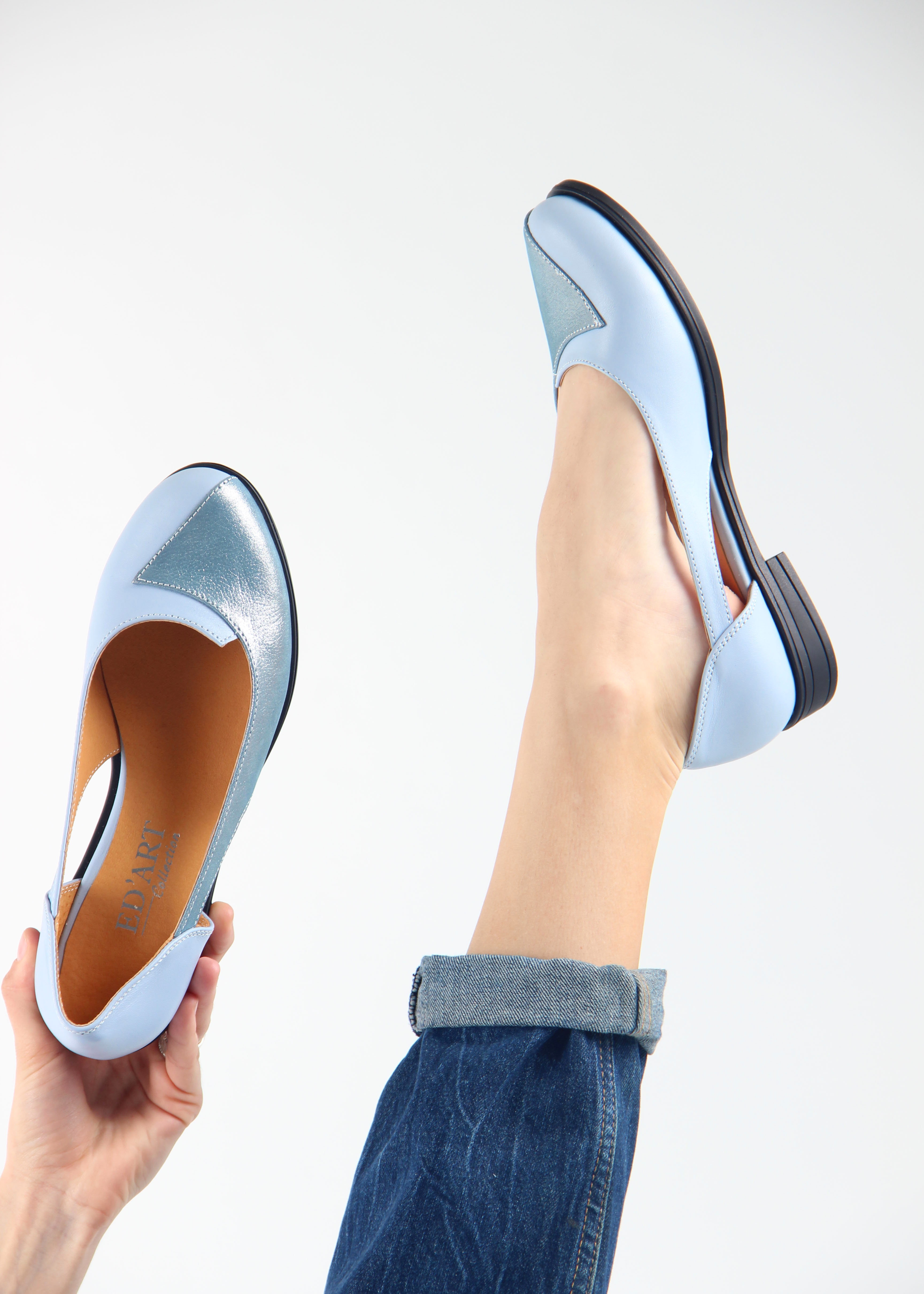 картинка Туфли ED'ART 160.madonna'bl. голубой ангел голубая астана от интернет магазина