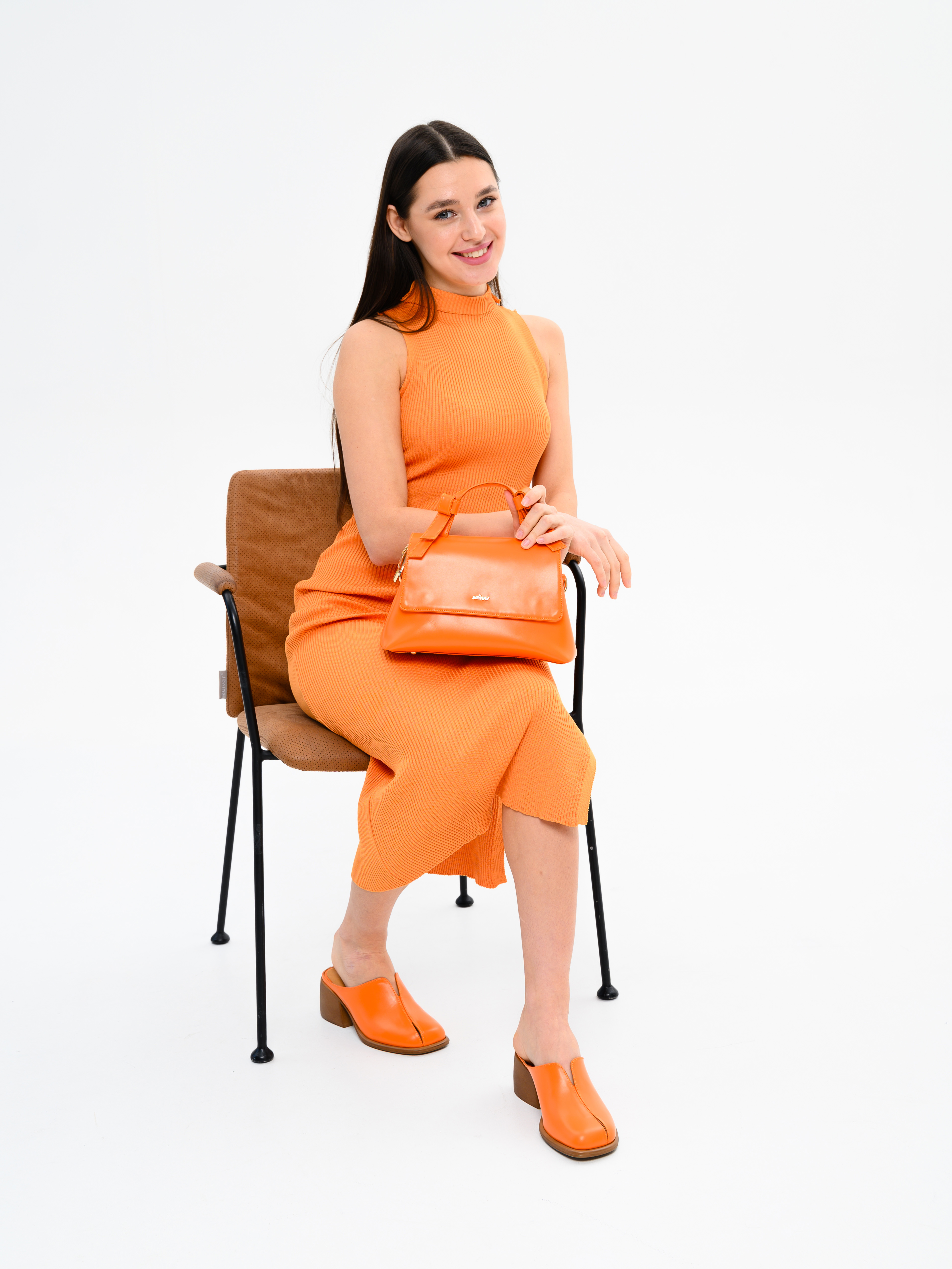 картинка Сабо ED'ART  5200.23663'br. Оранжевый+коричневый от интернет магазина