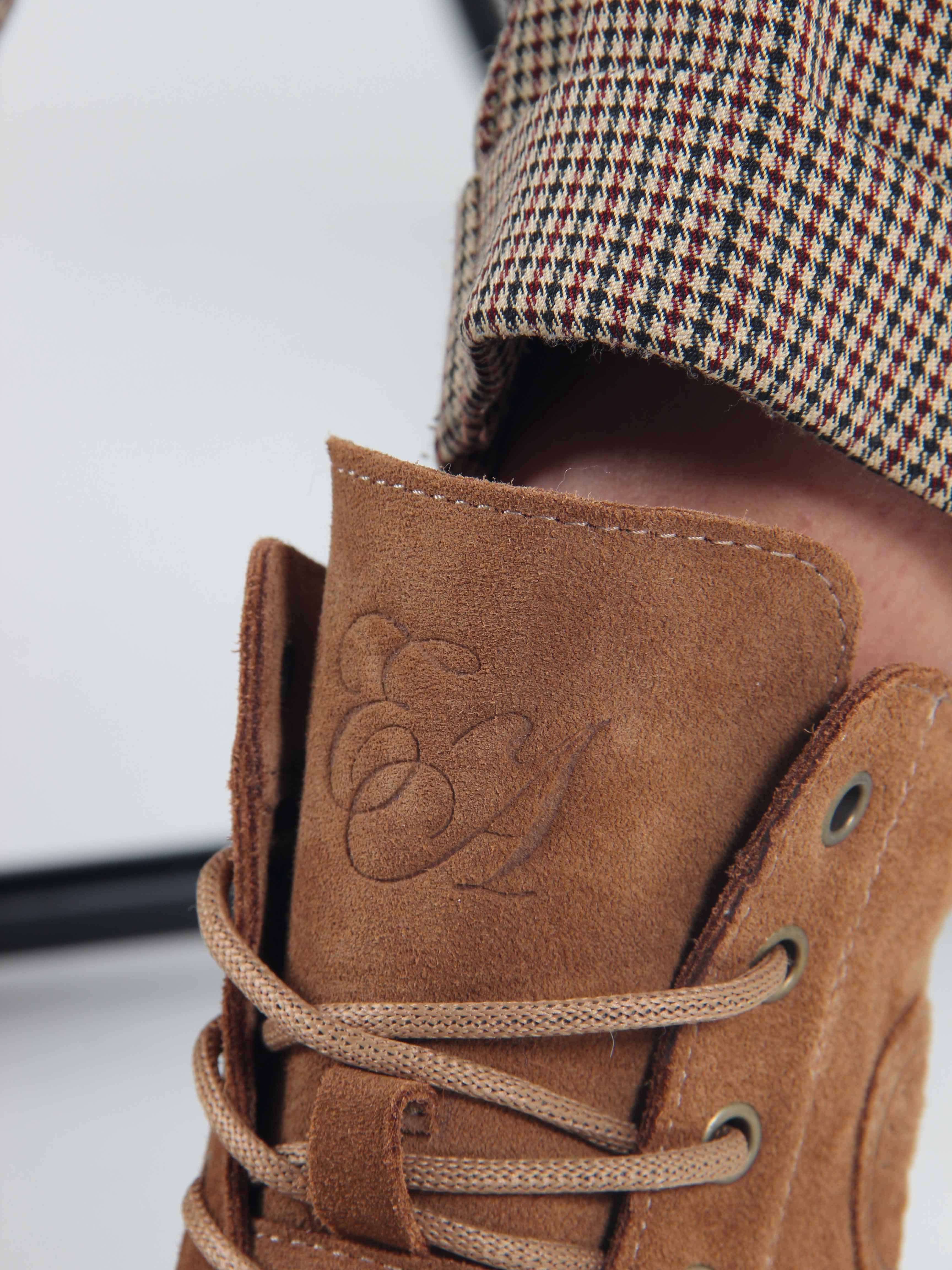 картинка Ботинки ED'ART 215.warm'br. светло коричневые замша от интернет магазина