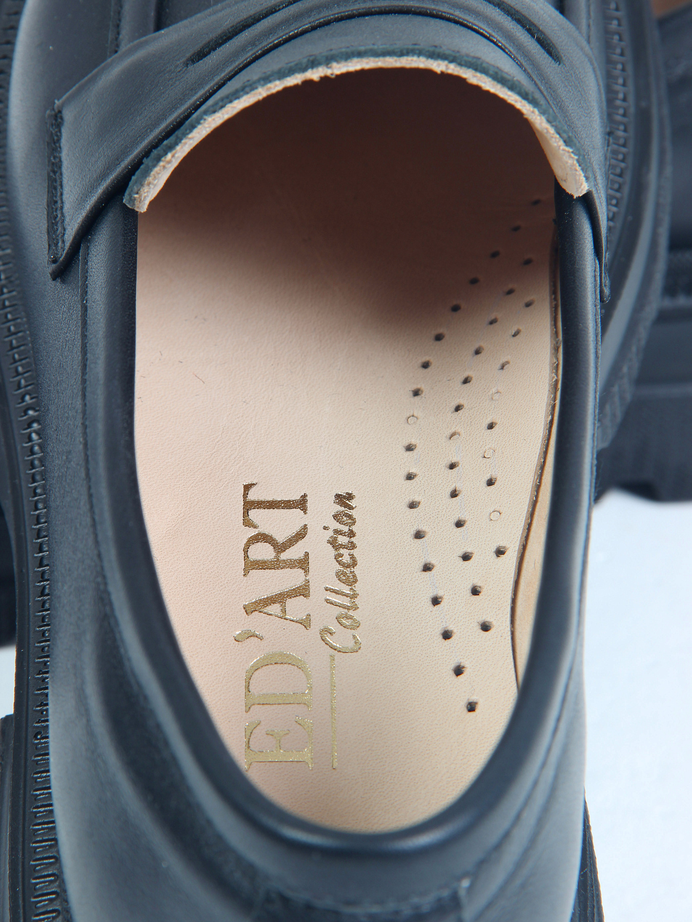 картинка Туфли лоферы ED'ART 175.506'bl. Черный от интернет магазина