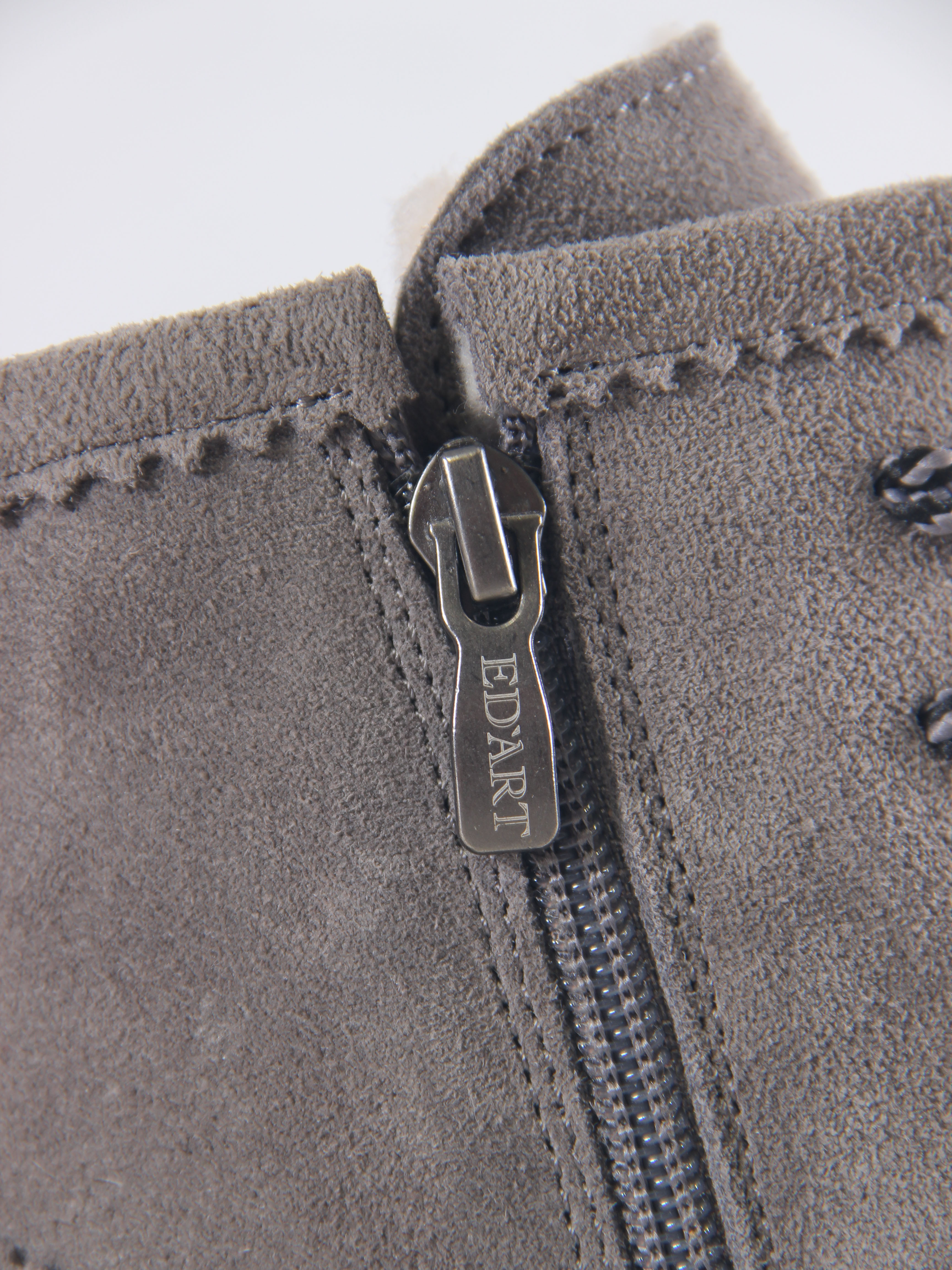 картинка Ботинки ED'ART 319.22511'gr.Серый замок замша от интернет магазина