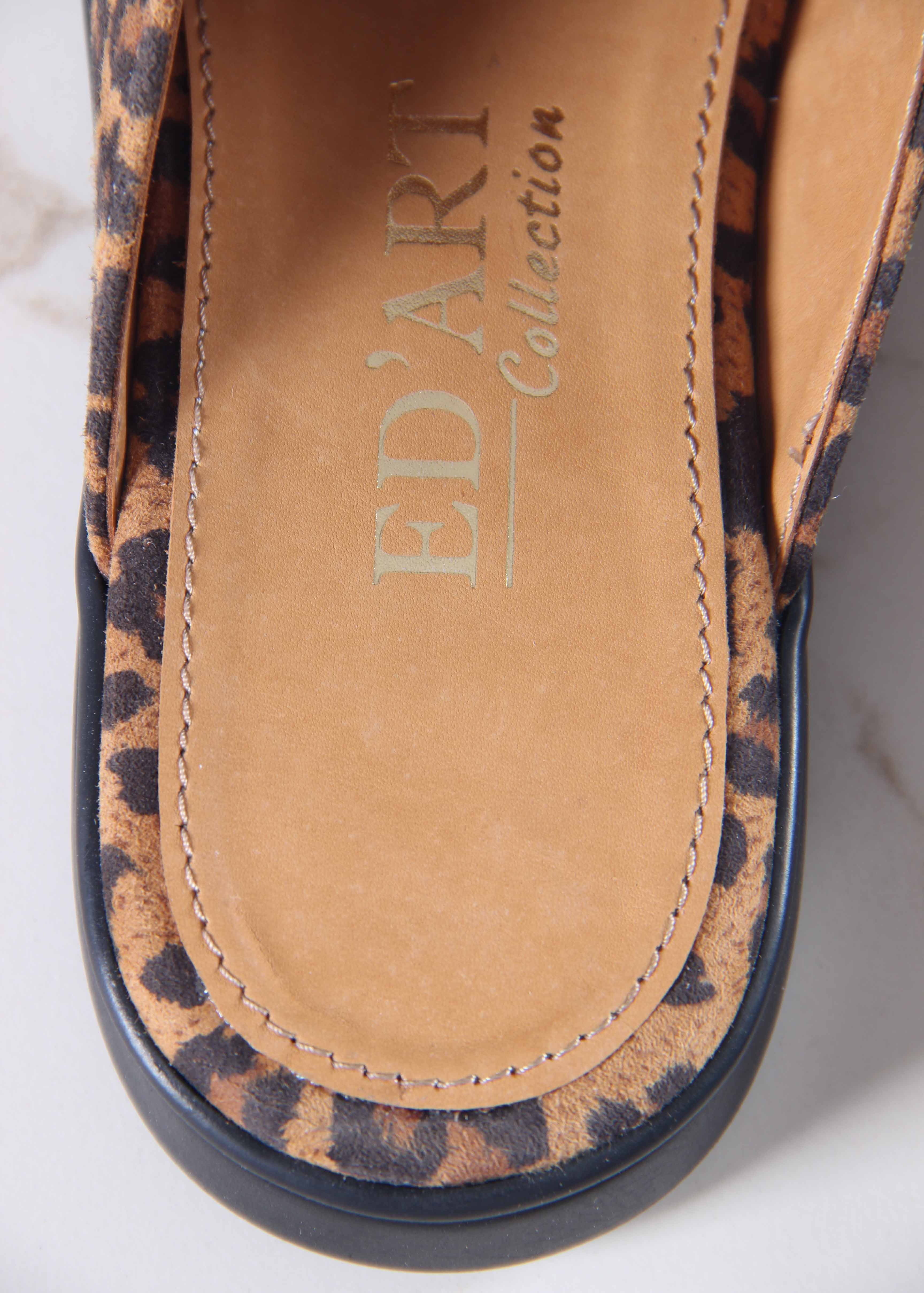 картинка Мюли ED'ART 1070.2614'bl. коричневый леопард от интернет магазина