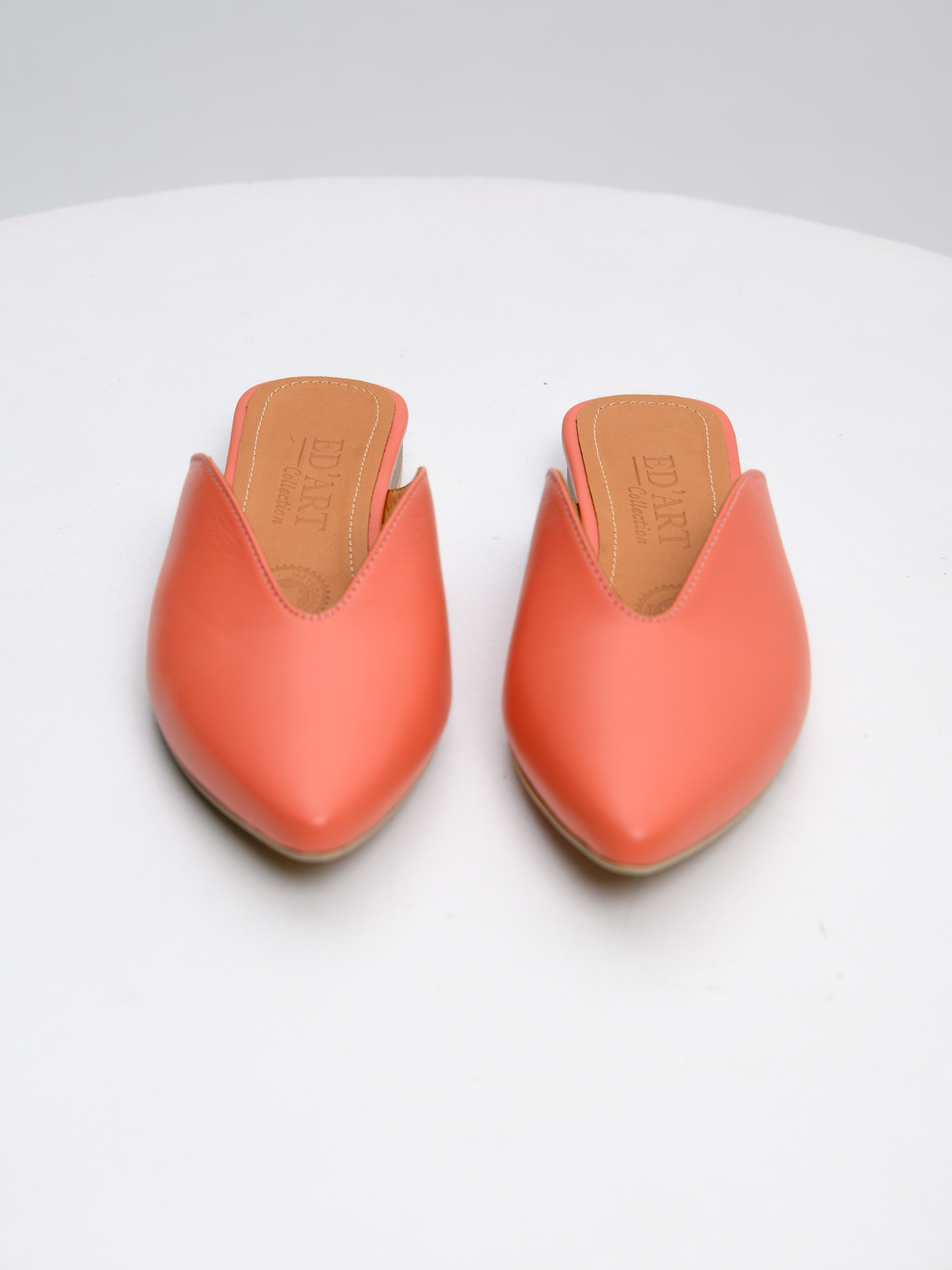 картинка Мюли ED'ART 1001.34104'be. Коралл от интернет магазина