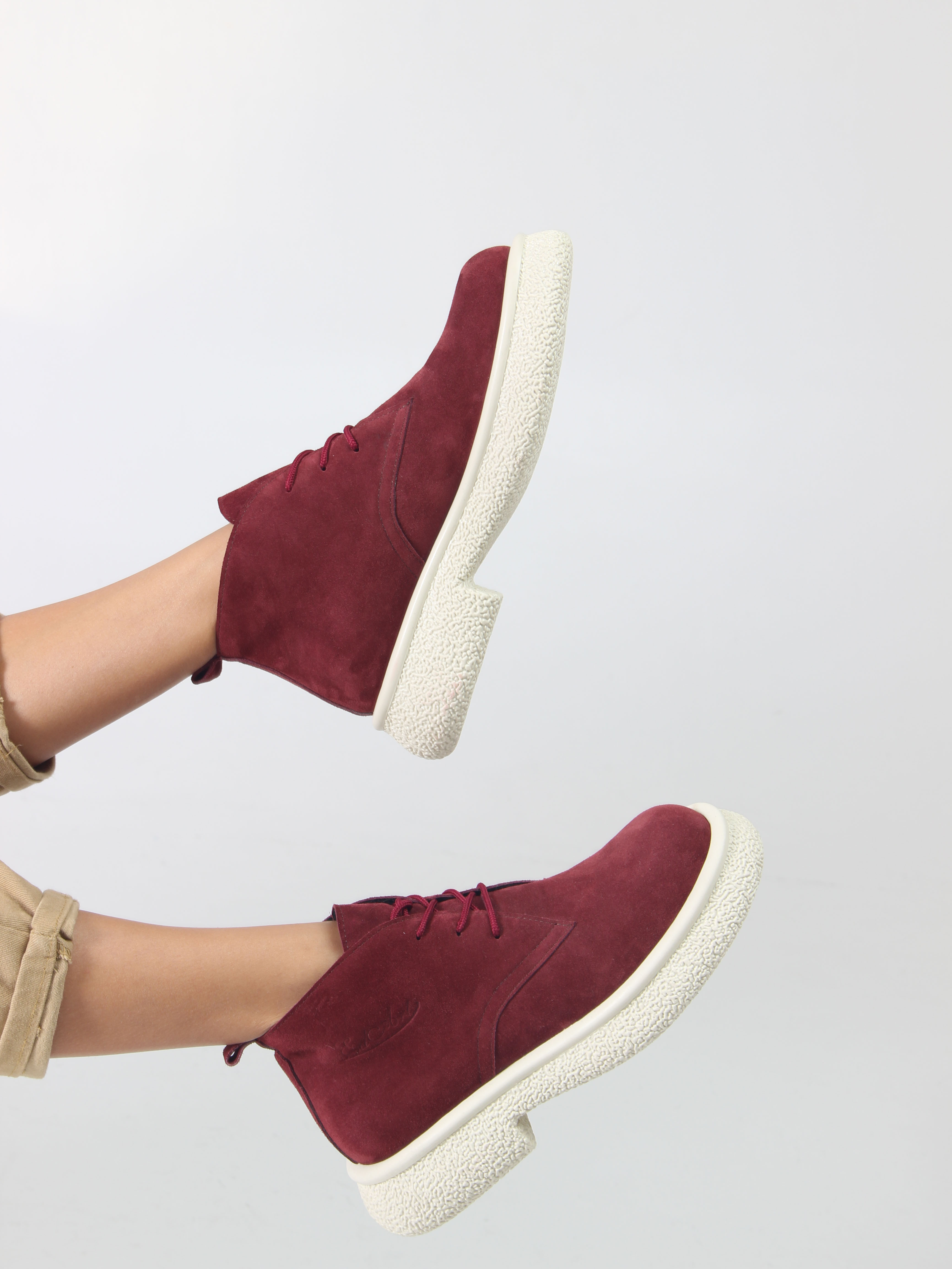 картинка Ботинки ED'ART 308.агата'w. бордо замша от интернет магазина