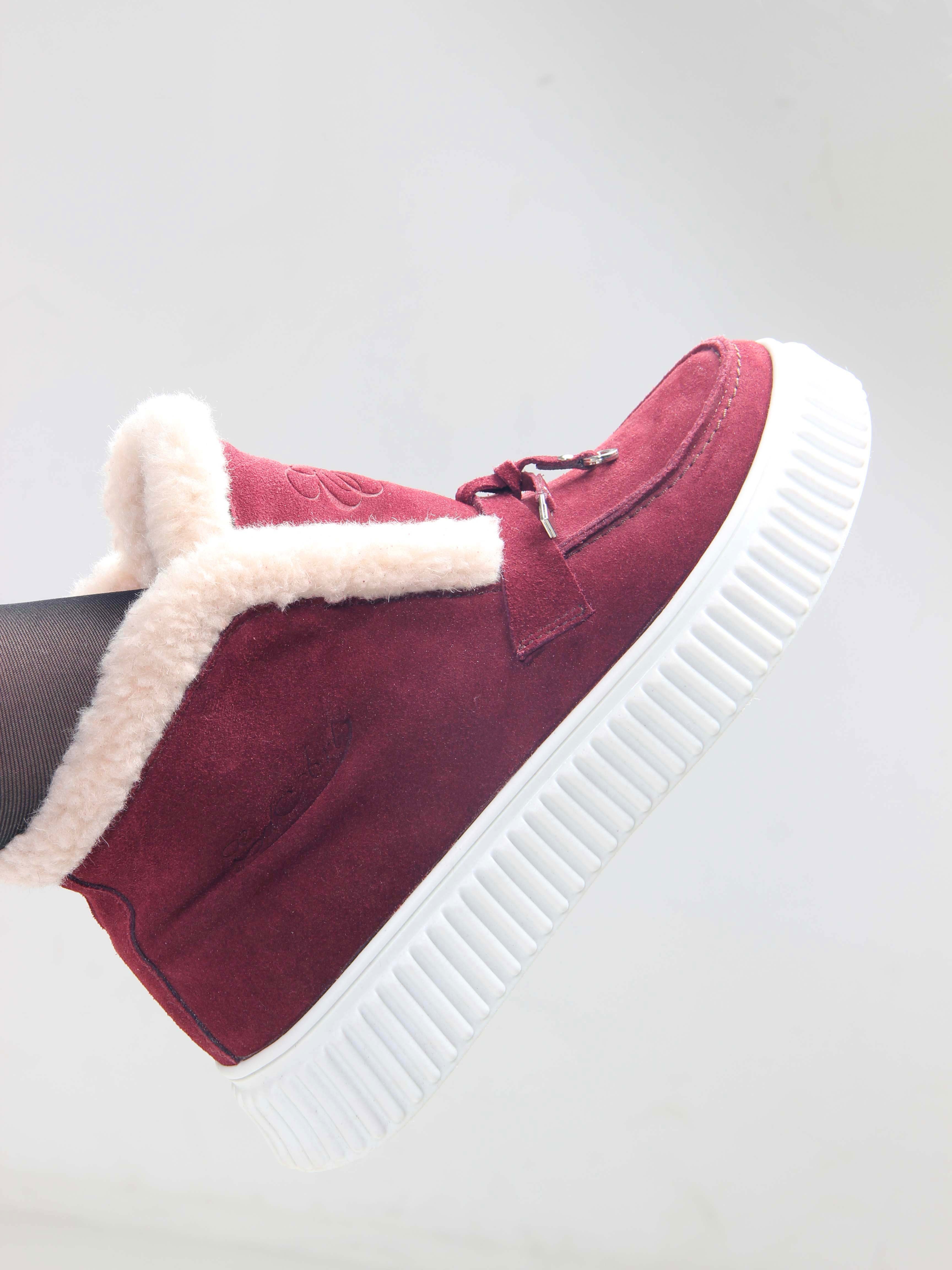 картинка Ботинки ED'ART 307.от11'w. бордовый замша от интернет магазина