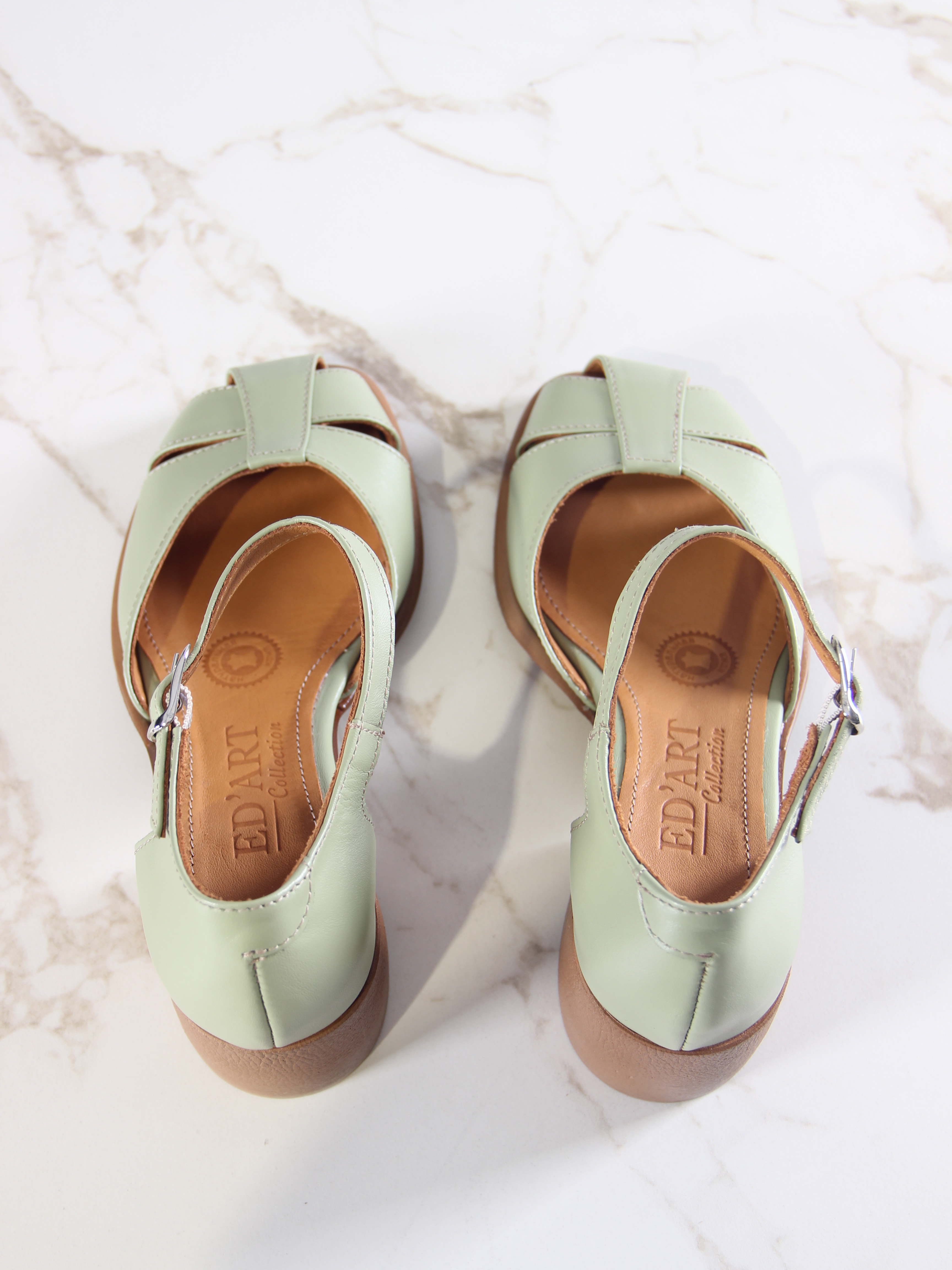 картинка Босоножки ED'ART 5033.23663'bе. Олива орех от интернет магазина