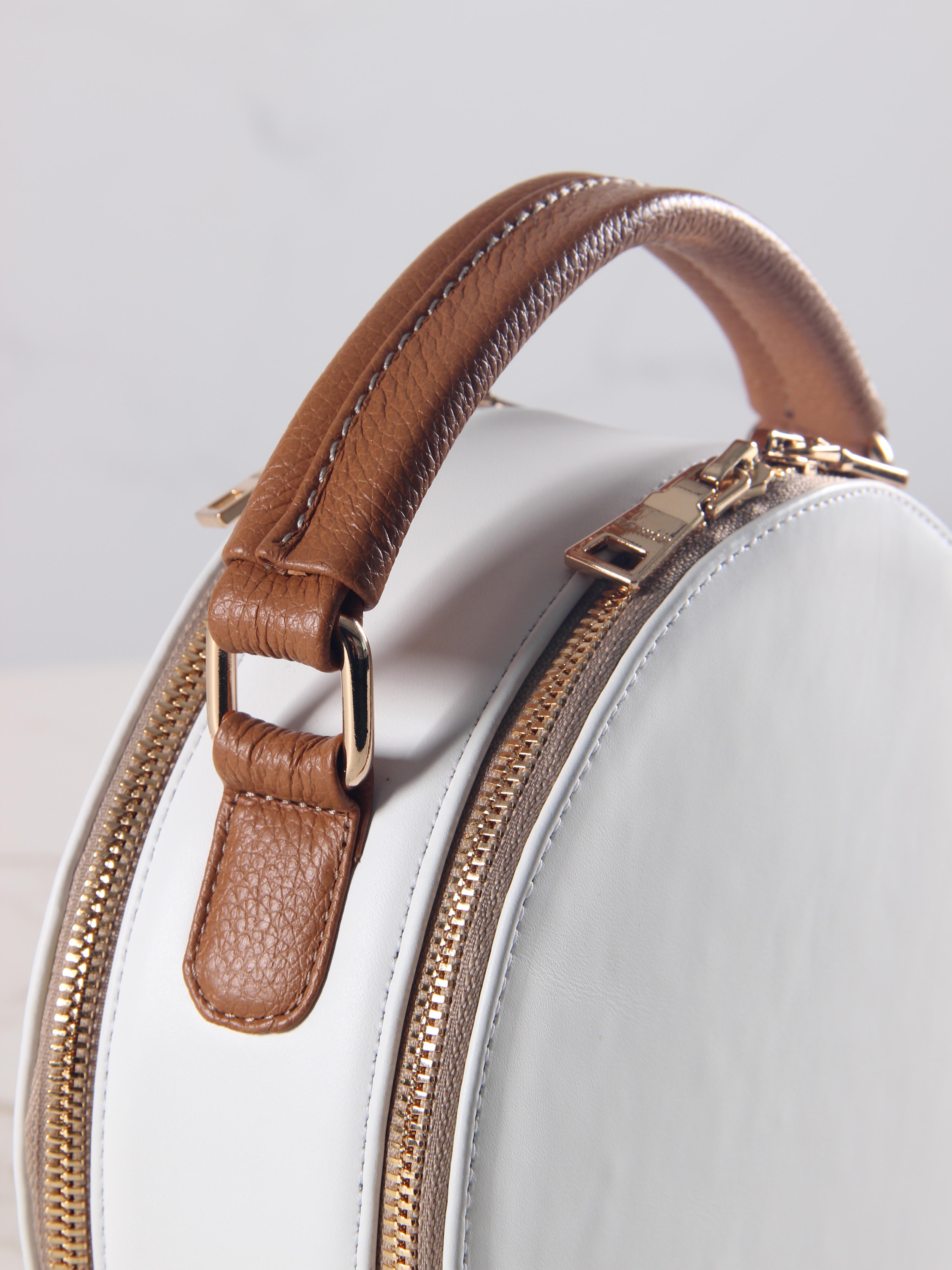 картинка Сумка-клатч ED'ART s07.белый мустард от интернет магазина