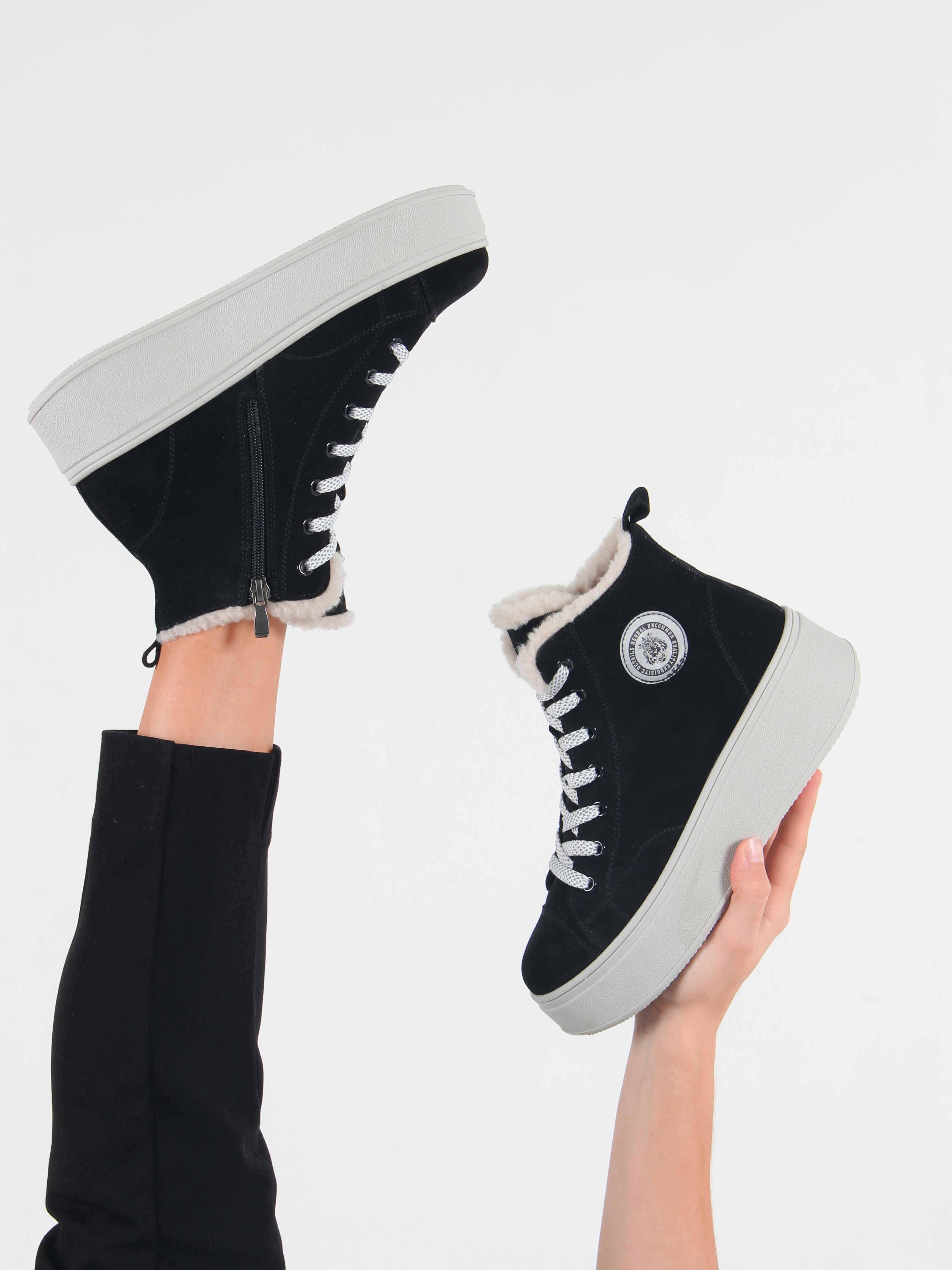 картинка Ботинки ED'ART 217.ALTA'gr. черный замша от интернет магазина