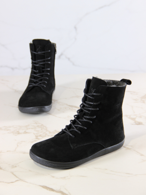 Босоногие ботинки  ED'ART 351.NATA'bl.Черная замша