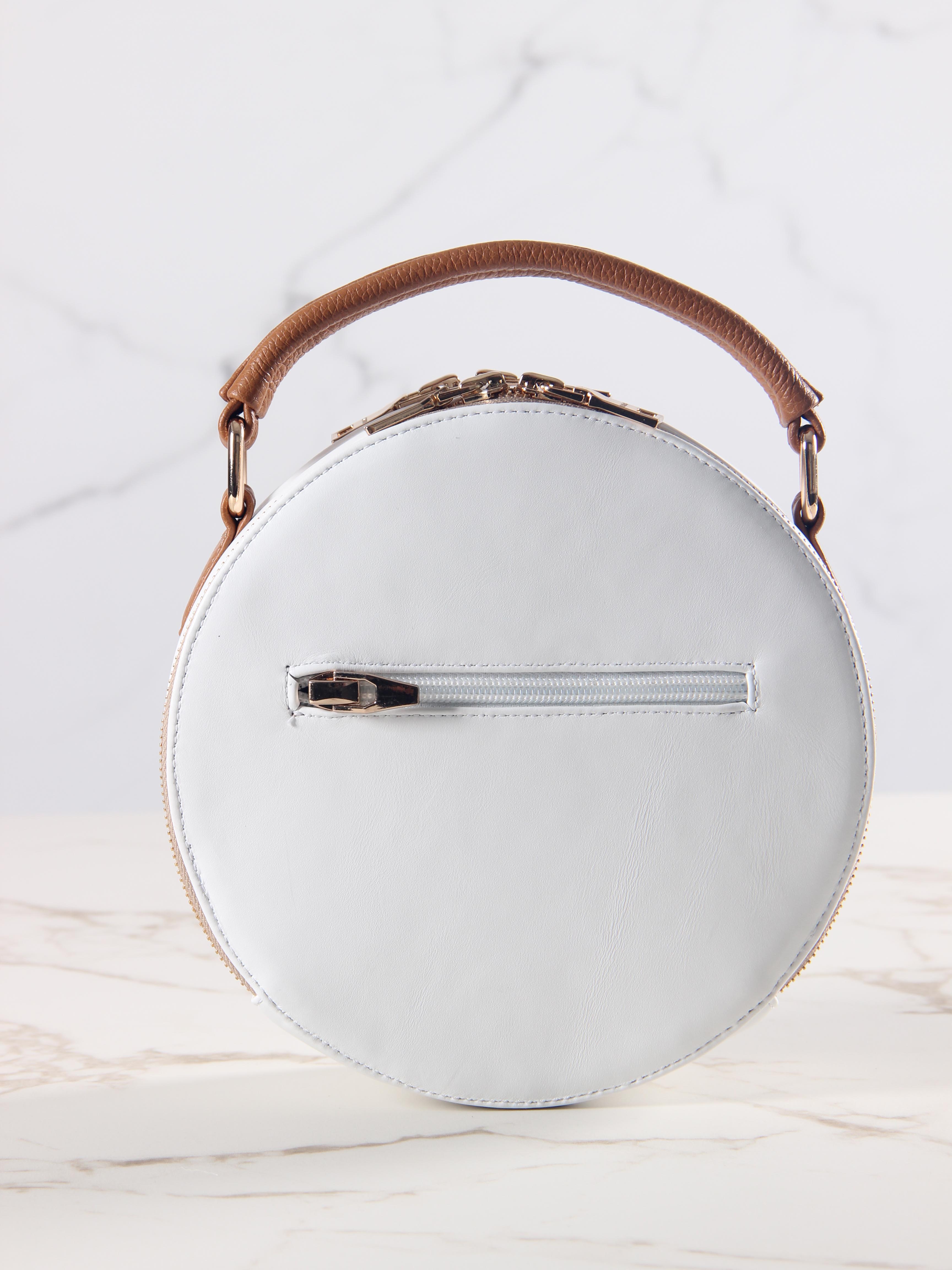 картинка Сумка-клатч ED'ART s07.белый мустард от интернет магазина