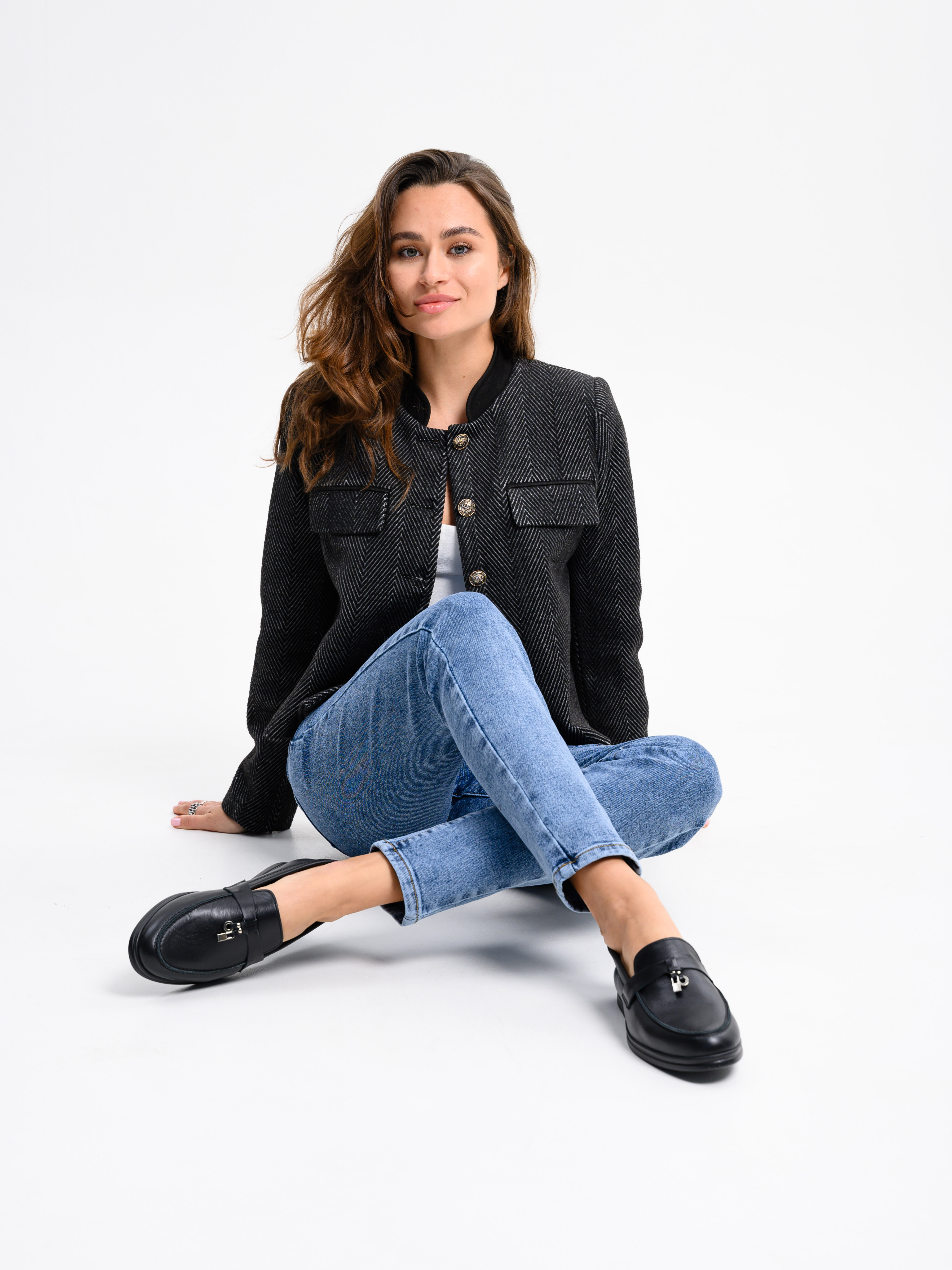 картинка Лоферы  ED'ART 170.2614'bl. Черный от интернет магазина