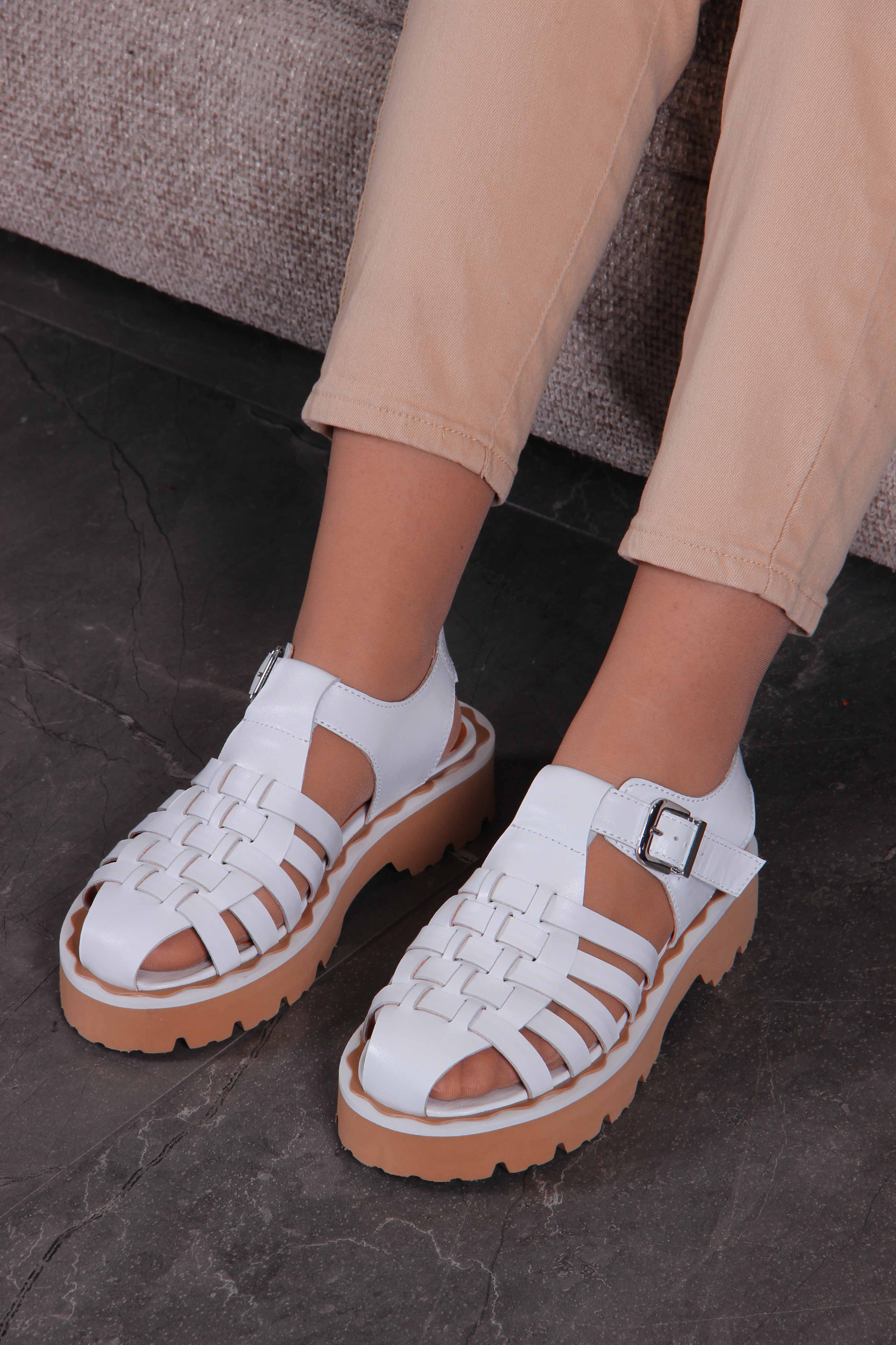 картинка Босоножки ED'ART 2026.5151'be.Белый от интернет магазина