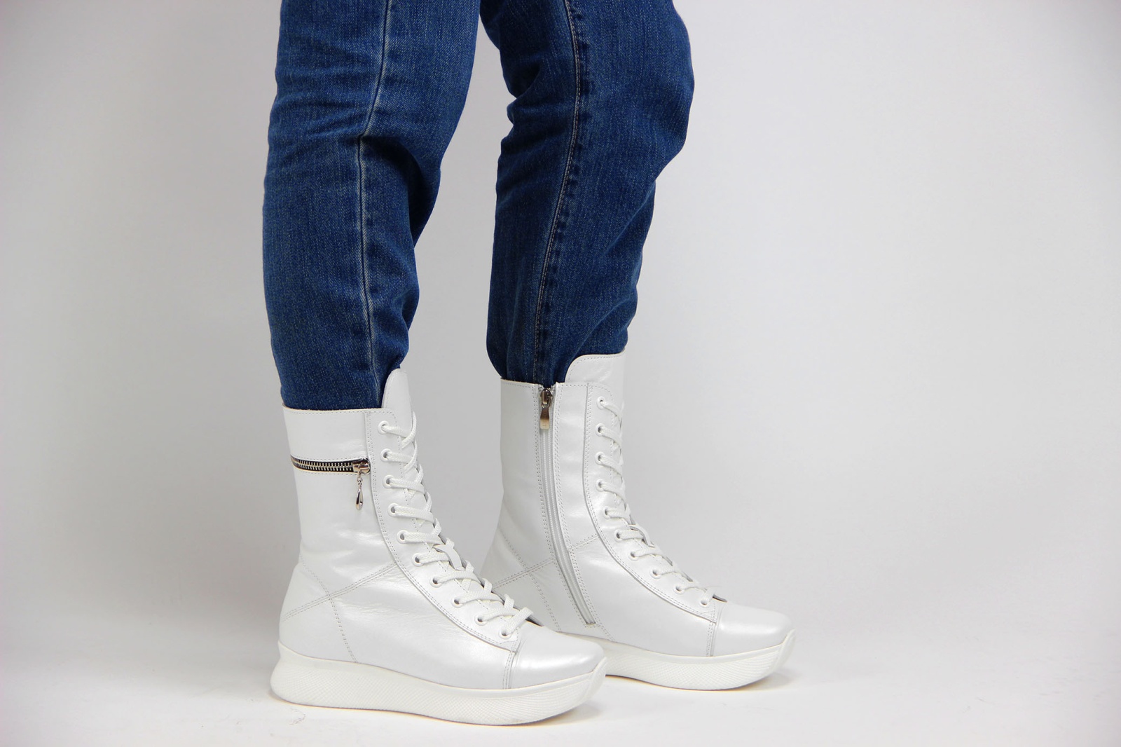 картинка Ботинки ED'ART 340.omega'w.white от интернет магазина