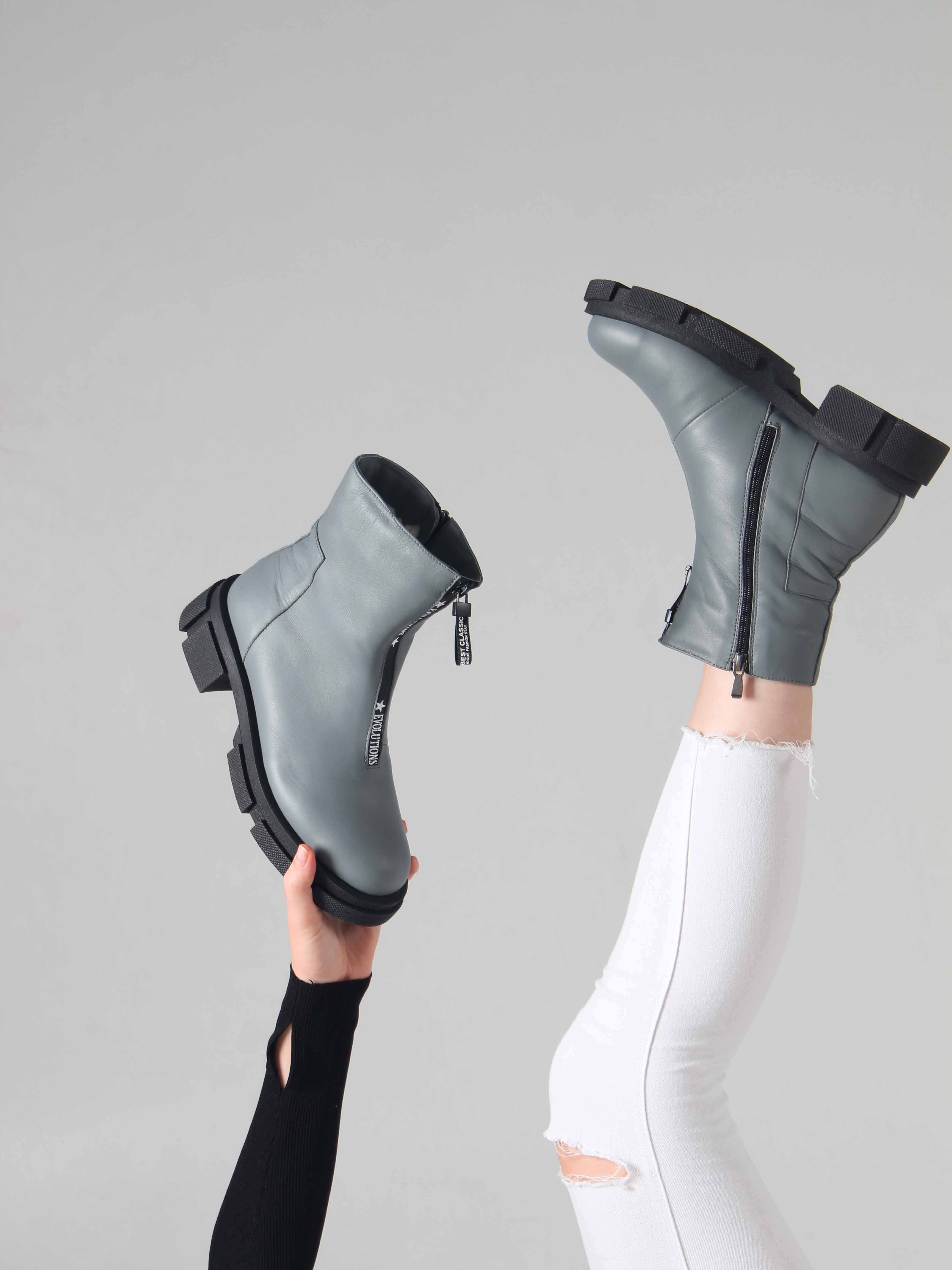 картинка Ботинки ED'ART 325.L.21074'bl.Серый от интернет магазина