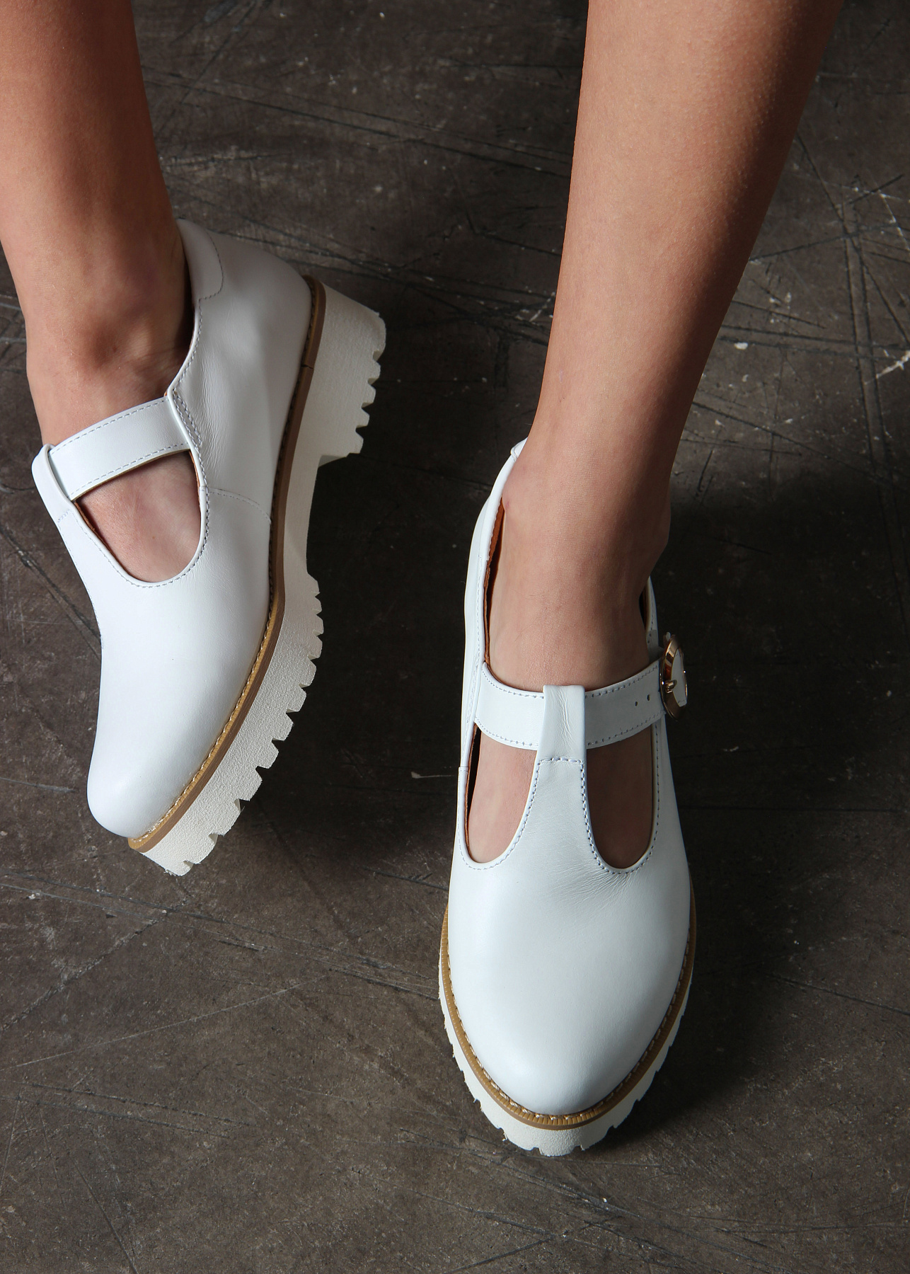 картинка Туфли полуботинки ED'ART 1004.sigma'w. белый от интернет магазина