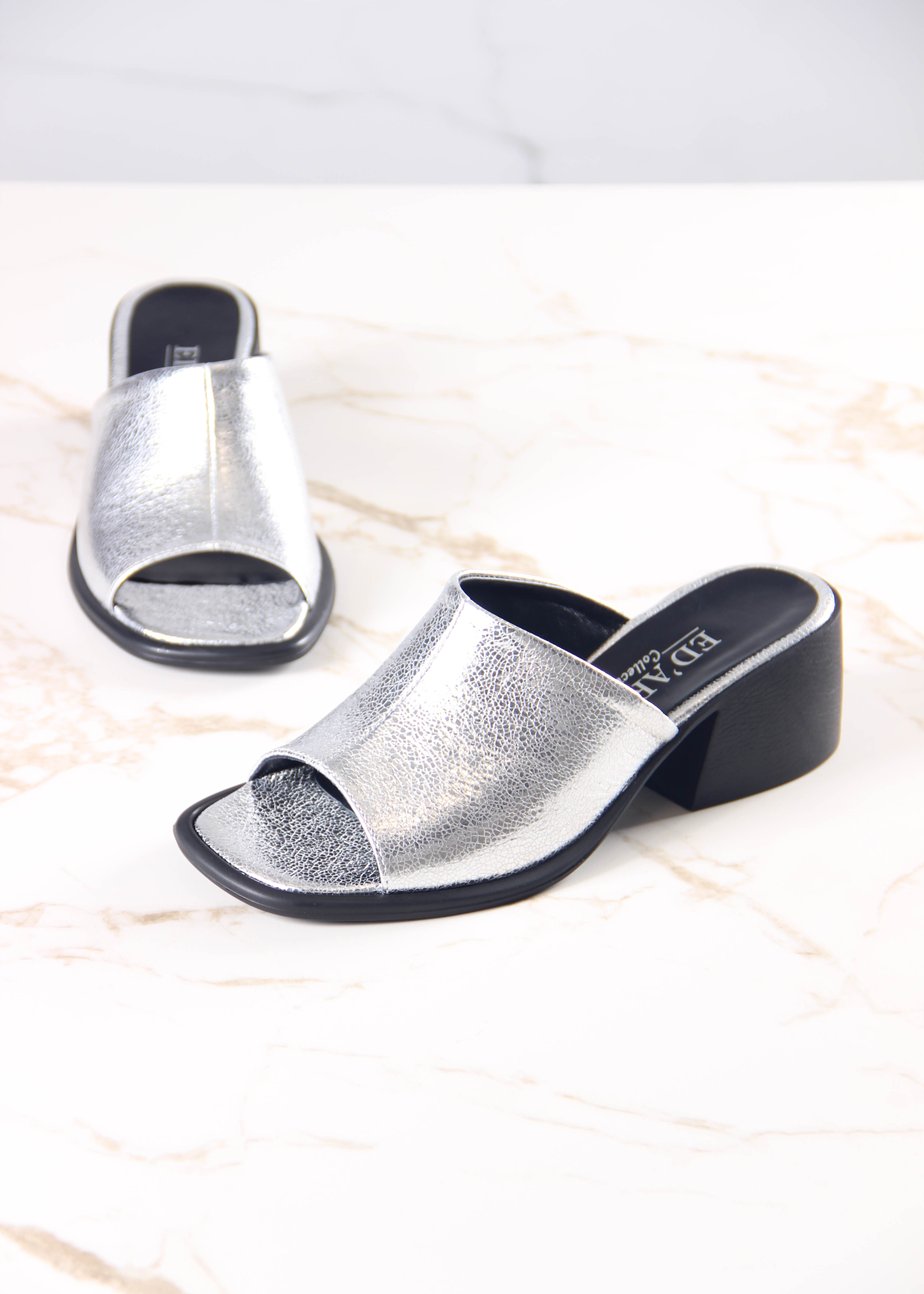 картинка Босоножки ED'ART 4012.23663'bl. серебро от интернет магазина